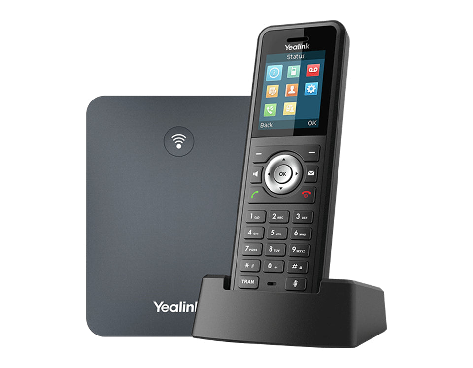 Yealink W79P – WLAN-Telefon (Handgerät), WLAN, Bluetooth, PoE, Schwarz