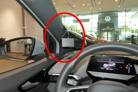 Brodit ProClip – Auto-Halterung (passiv) – Klemmhalterung, horizontal – Schwarz