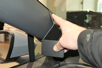 Brodit ProClip – Auto-Halterung (passiv) – Klemmhalterung, horizontal – Schwarz