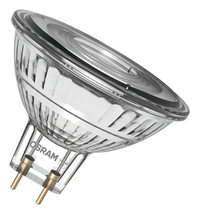 Osram LED-Reflektor MR16 GU5.3 – 3,4 W dimmbar, 345 lm, 2700 K warmweiss, transparentes Glas, für 12 V Niedervolt