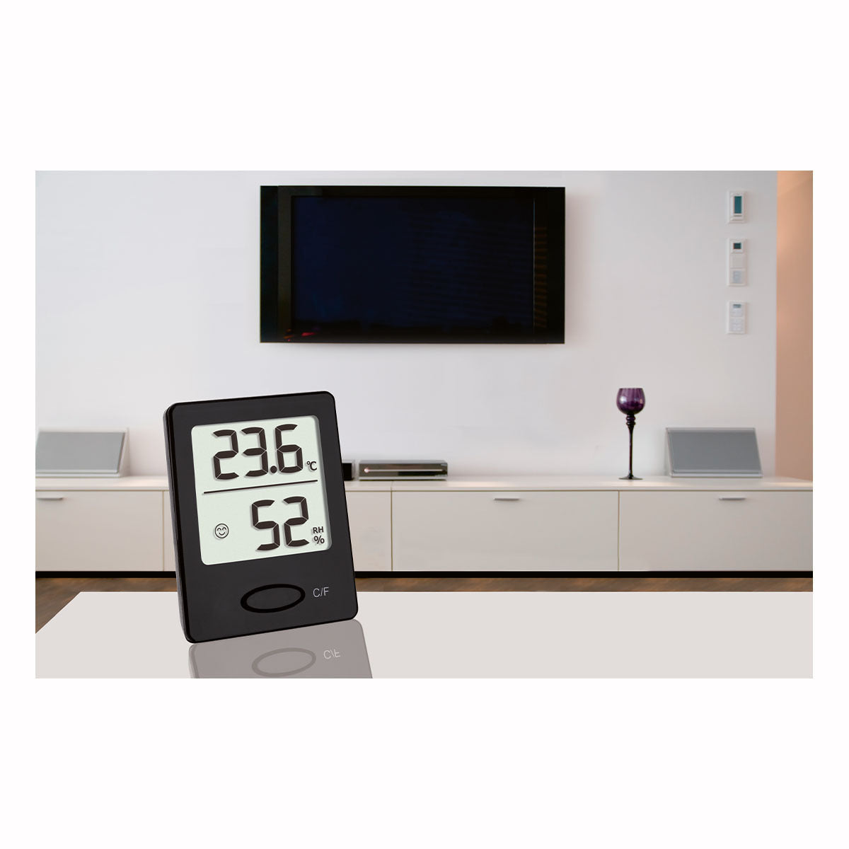 TFA-Dostmann Temperatur-/Feuchtesensor – Kabellos, −50–70 °C, 10–99 %