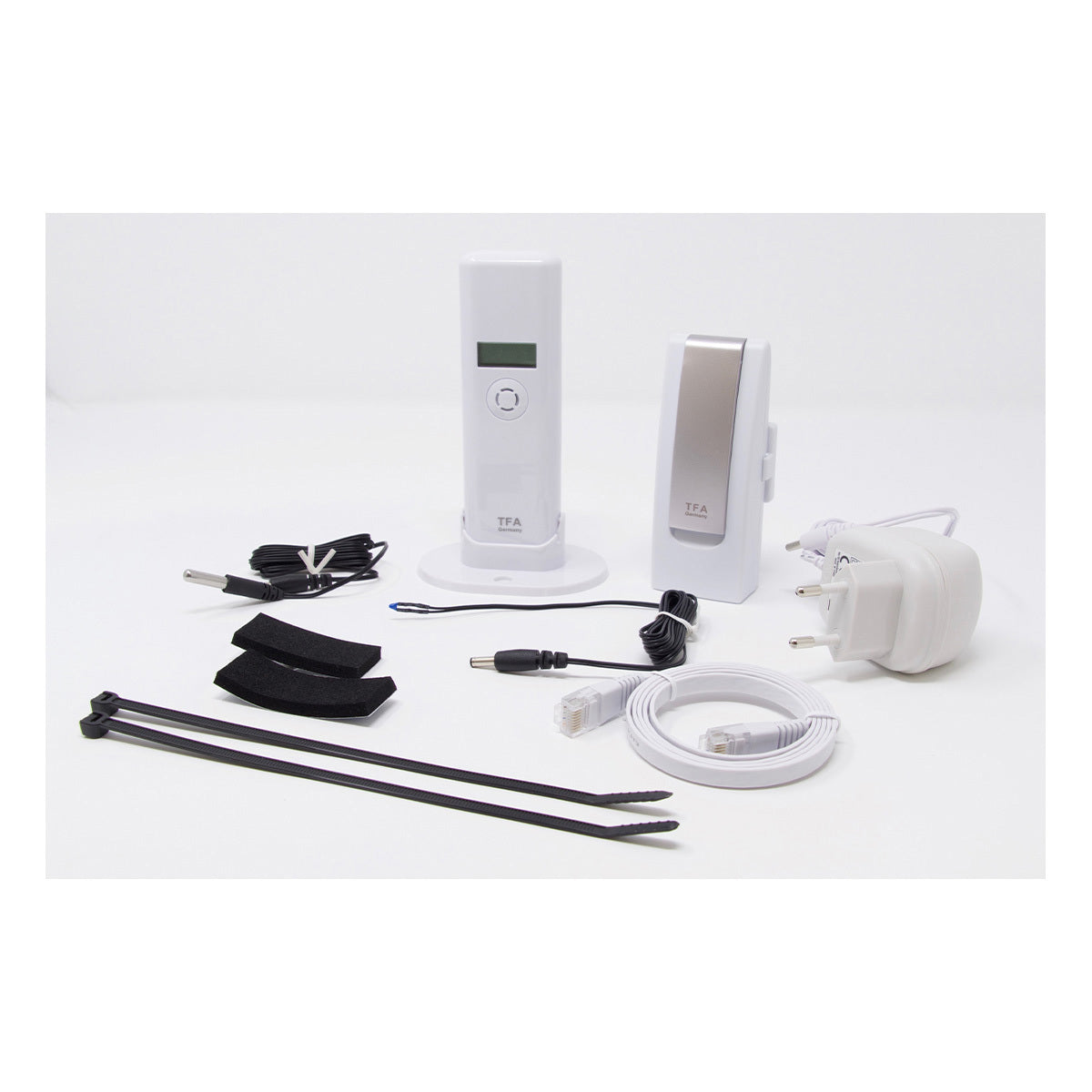 TFA-Dostmann WeatherHub SET Temperatur-/Feuchtesensor – 868 MHz, −40–60 °C, 0–99 %, Innen/Aussen