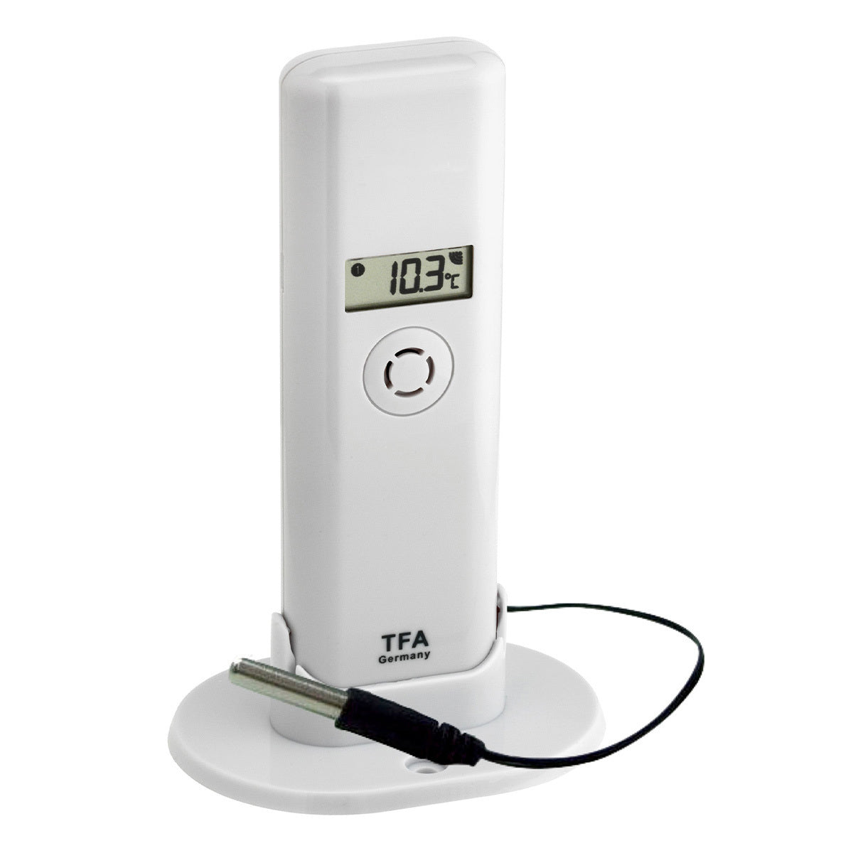 TFA-Dostmann WeatherHub SET Temperatur-/Feuchtesensor – 868 MHz, −40–60 °C, 0–99 %, Innen/Aussen
