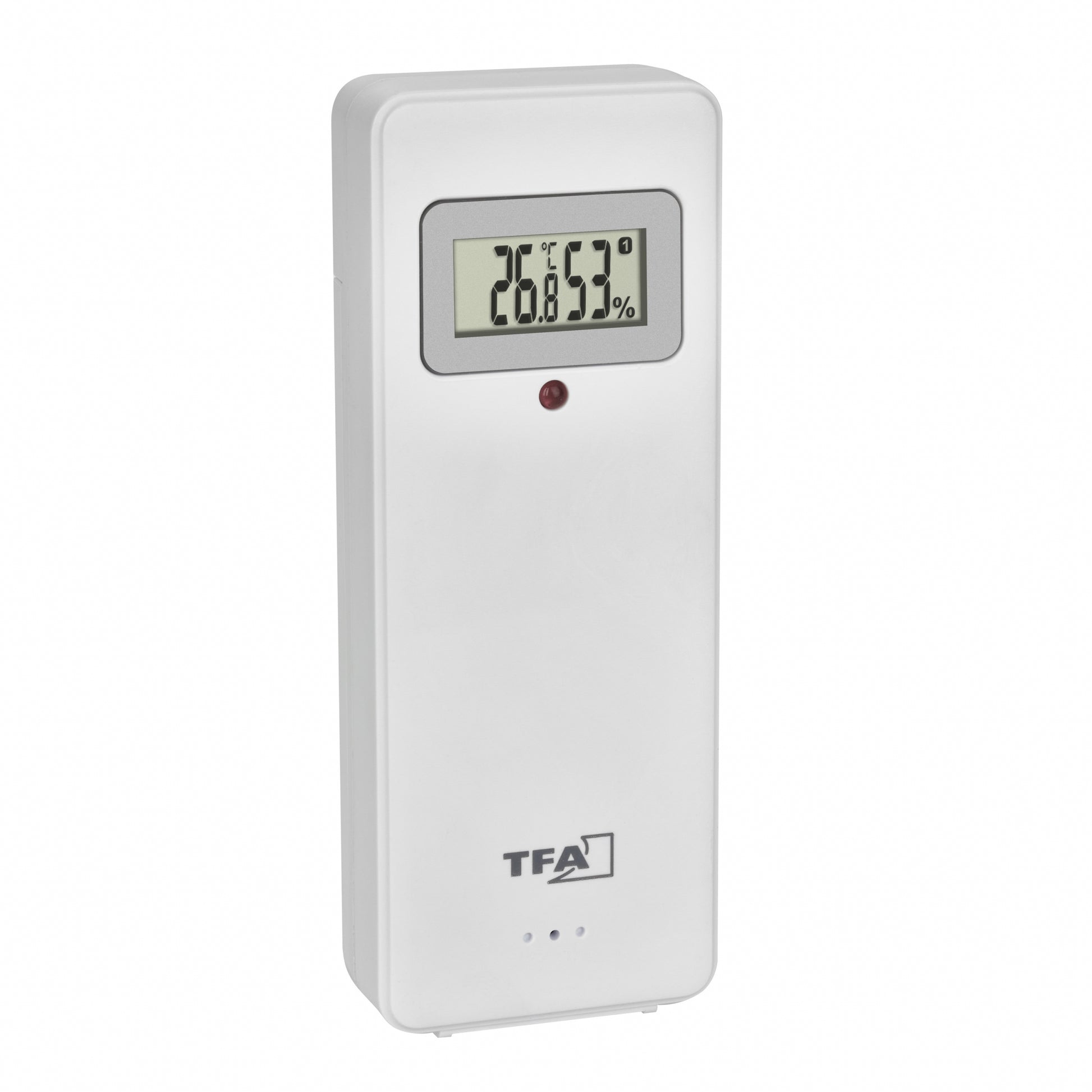 TFA-Dostmann ELEMENTS Temperatur-/Feuchtesensor – Kabellos (433 MHz), −50–70 °C, Innen/Aussen