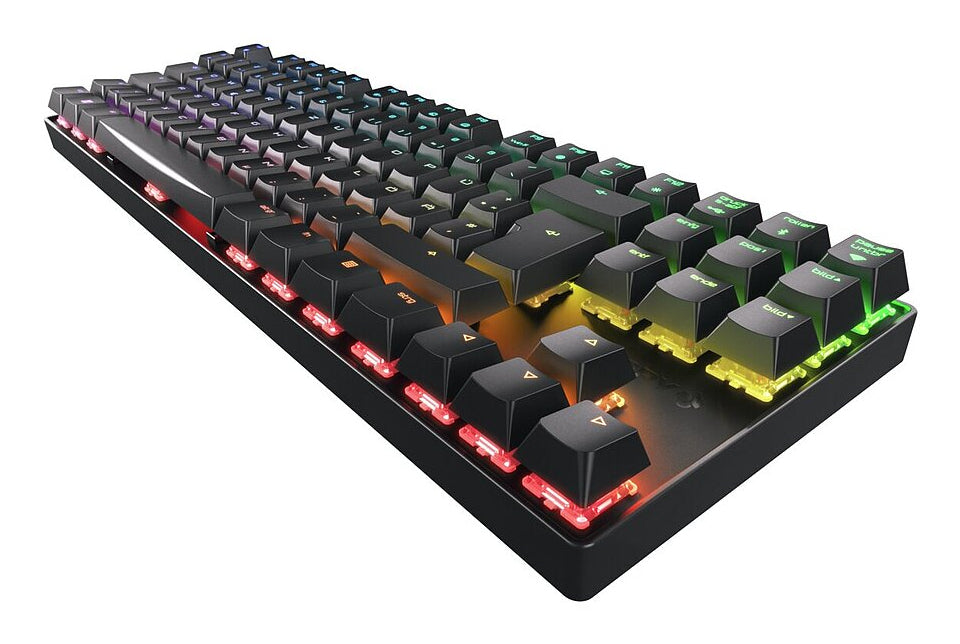 CHERRY MX 8.2 – Tastatur TKL – mechanisch – Bluetooth & 2,4 GHz (Nano-Empfänger) – QWERTY (Nordisch) – RGB