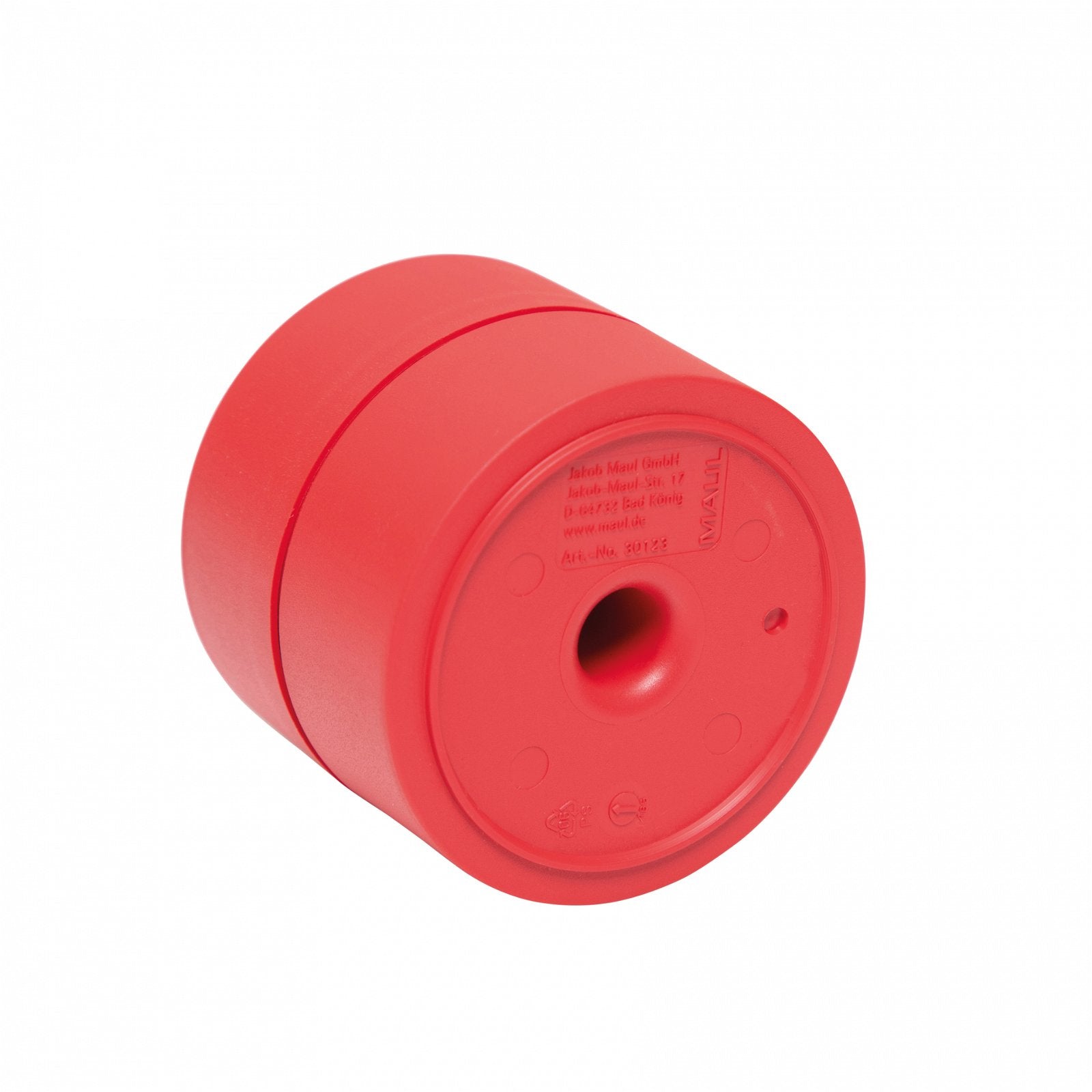 MAUL Klammerspender – Kunststoff, Rot, 73 × 60 mm
