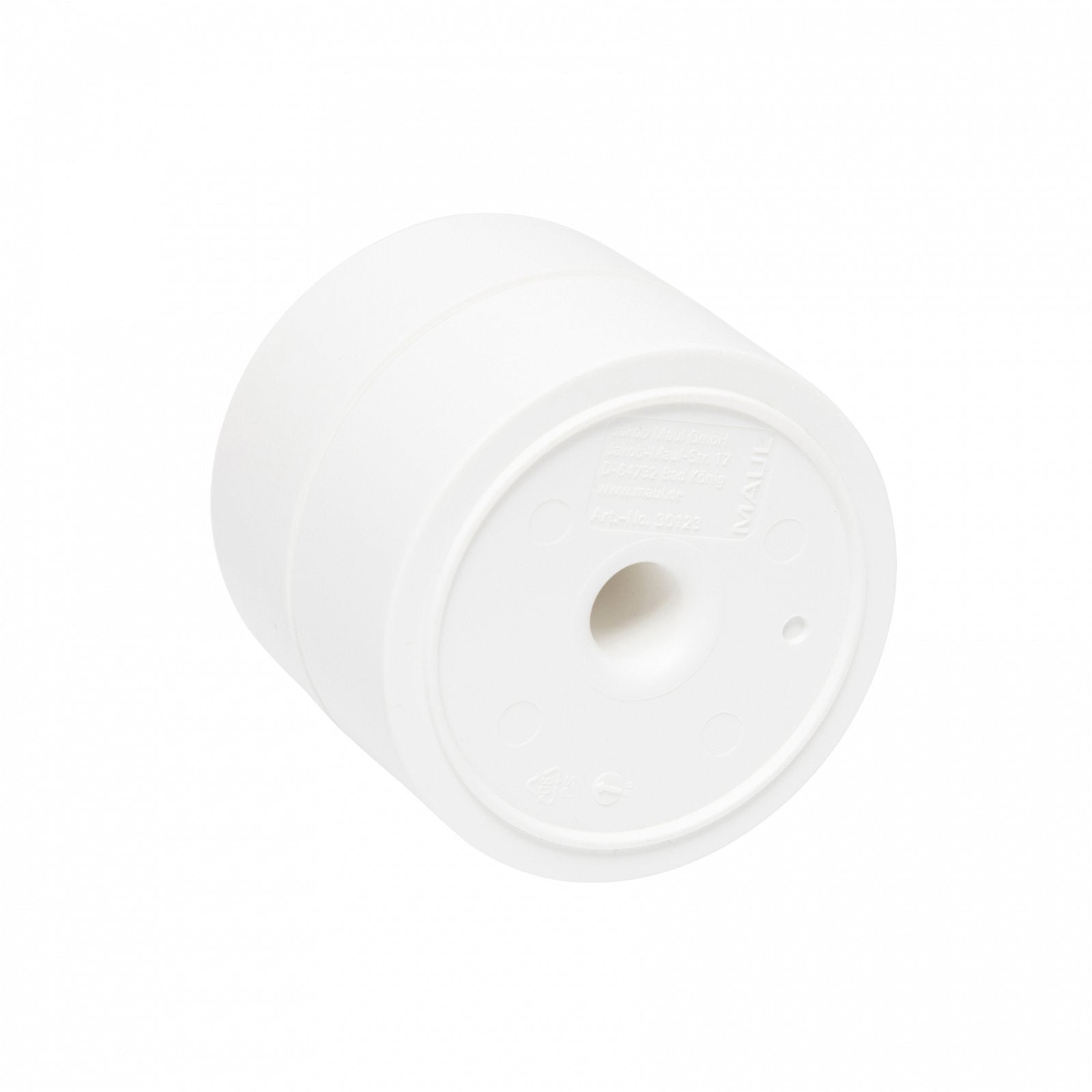 MAUL Klammernspender – Kunststoff, Weiss, 73 × 60 mm