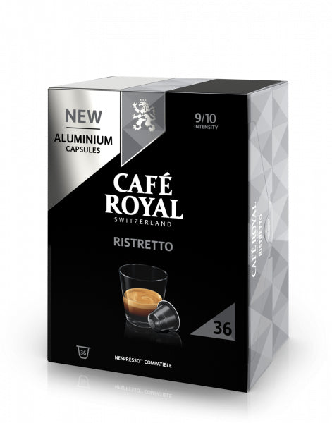 Café Royal Kaffeekapseln Ristretto – für Nespresso – Intensität 11 – 36 Kapseln
