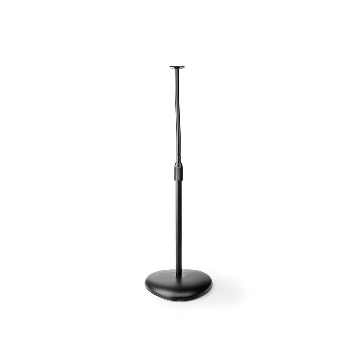Nedis SPMT2750BK – Lautsprecherständer, 2er-Set, höhenverstellbar, 4,5 kg, für Satelliten-/Regallautsprecher