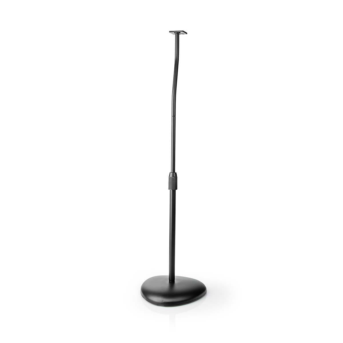 Nedis SPMT2750BK – Lautsprecherständer, 2er-Set, höhenverstellbar, 4,5 kg, für Satelliten-/Regallautsprecher