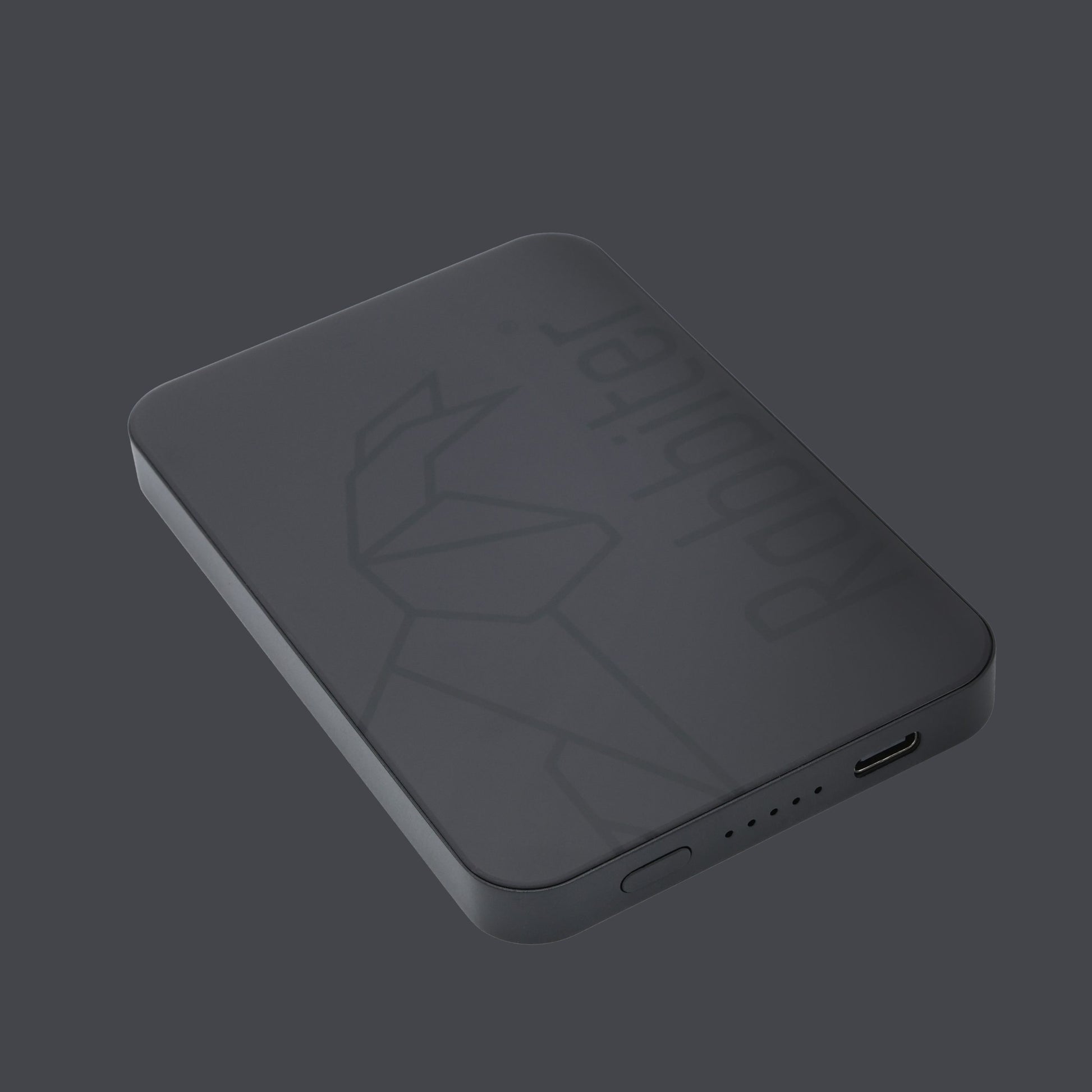 Rabbiter MagQiCharge 5000 Wireless Powerbank 5'000 mAh – 20 W PD, Wireless 15 W, 1× USB-C, Schwarz