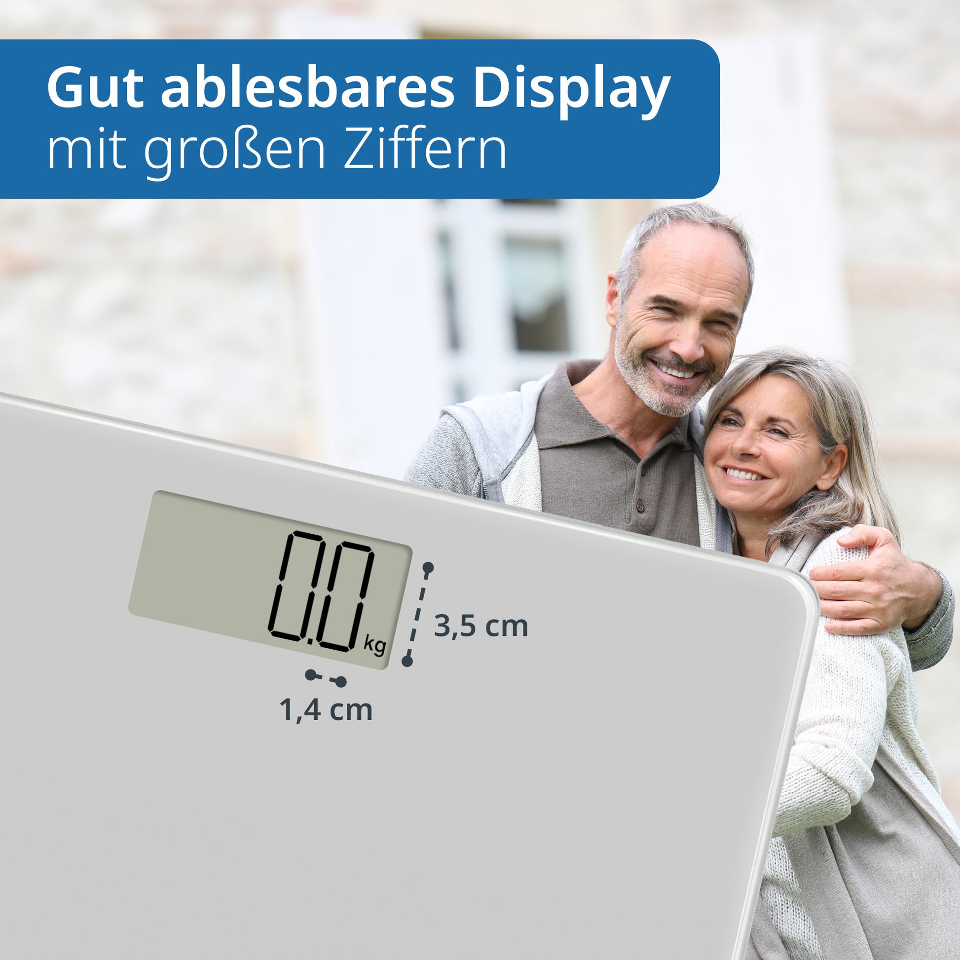 ADE Digitale Personenwaage Amina – Glas – 180 kg