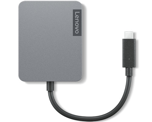 Lenovo Travel Gen2 Multiport-Adapter – USB-C, 1× HDMI, 1× VGA, 1× USB-A, GbE, für Windows
