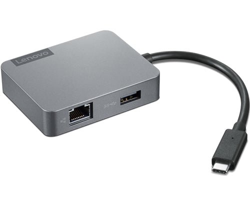 Lenovo Travel Gen2 Multiport-Adapter – USB-C, 1× HDMI, 1× VGA, 1× USB-A, GbE, für Windows