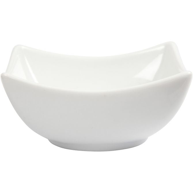 Creativ Company Schale – 2er Set, Ø 10 cm, H 4,5 cm, Porzellan, Weiss