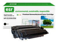 esr 55X (CE255X) Schwarzer Toner Kompatibel XL für HP