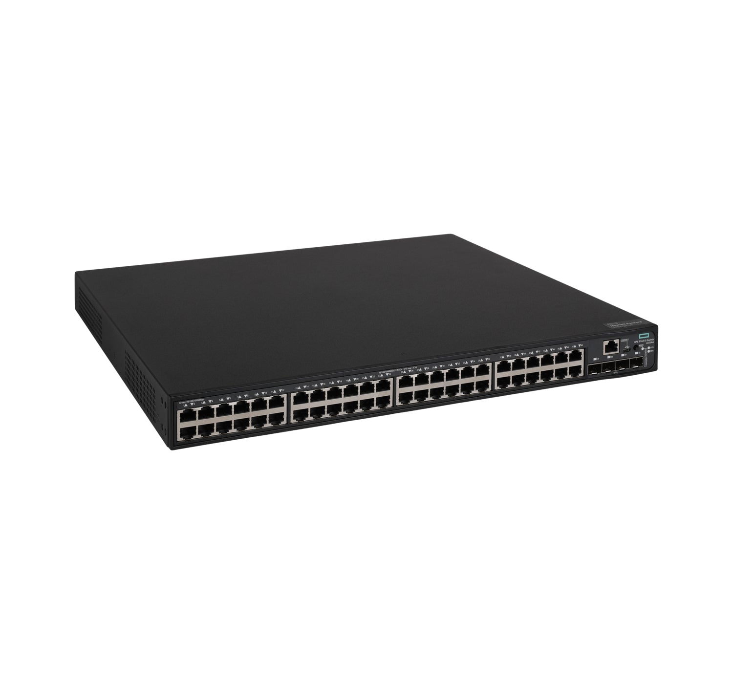 HPE FlexNetwork 5140 – Managed L3 Switch – 48× 1G, 4× SFP+, PoE+, PoE-Budget 370 W, 19", 1U