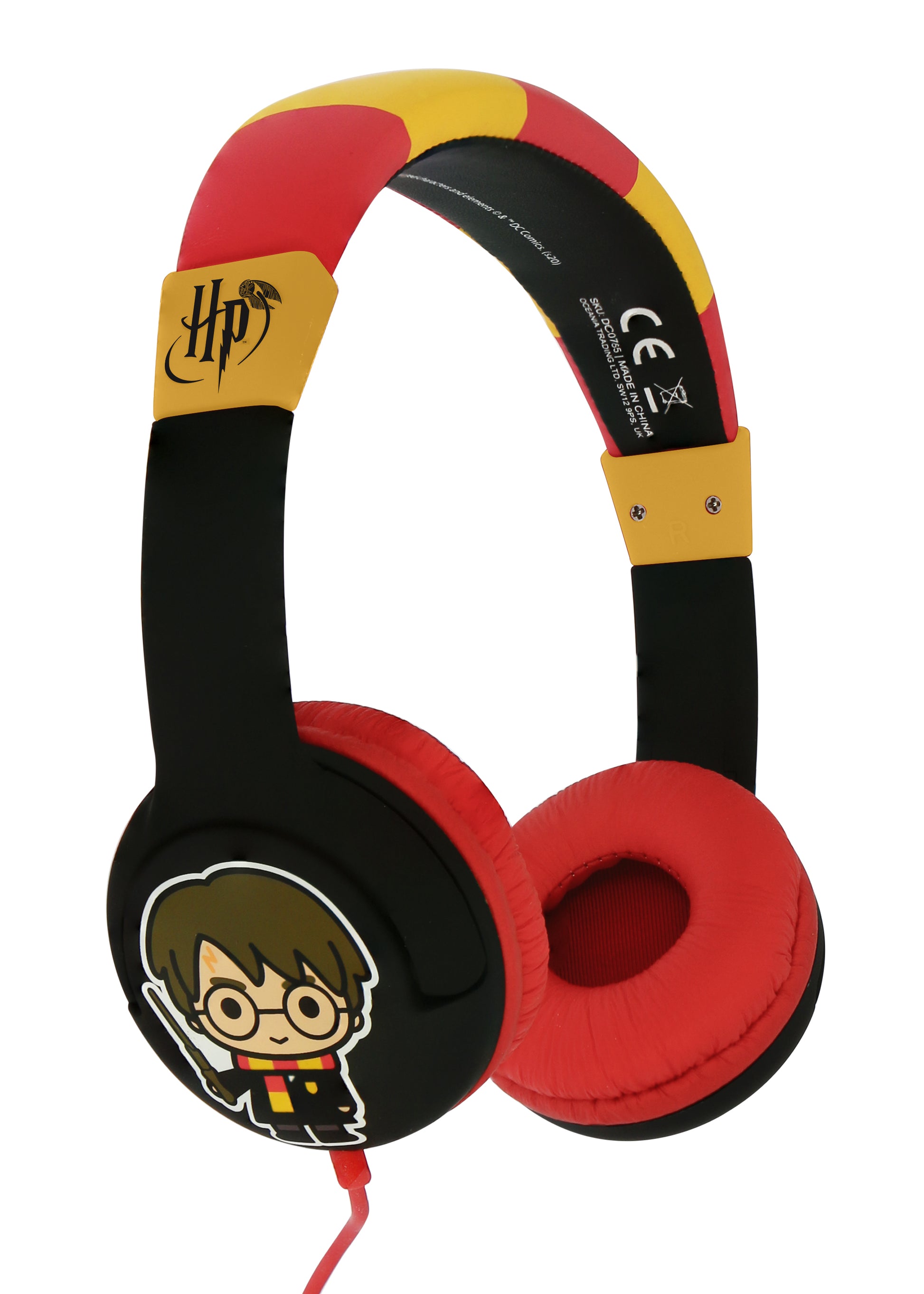 OTL Technologies Harry Potter Chibi Kinderkopfhörer – Over-Ear, Stereo, Kabelgebunden, 3,5 mm Klinke, Mehrfarbig