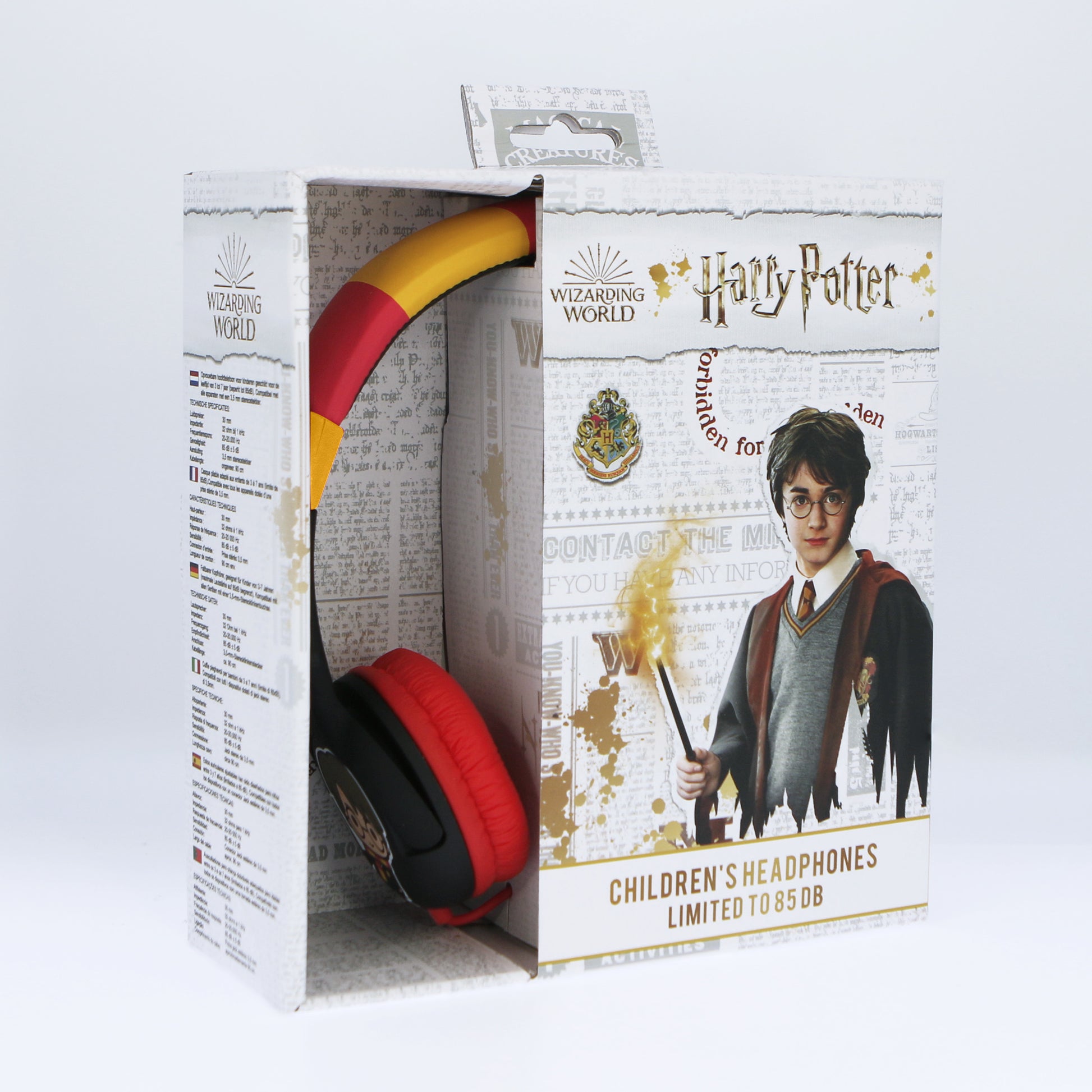 OTL Technologies Harry Potter Chibi Kinderkopfhörer – Over-Ear, Stereo, Kabelgebunden, 3,5 mm Klinke, Mehrfarbig