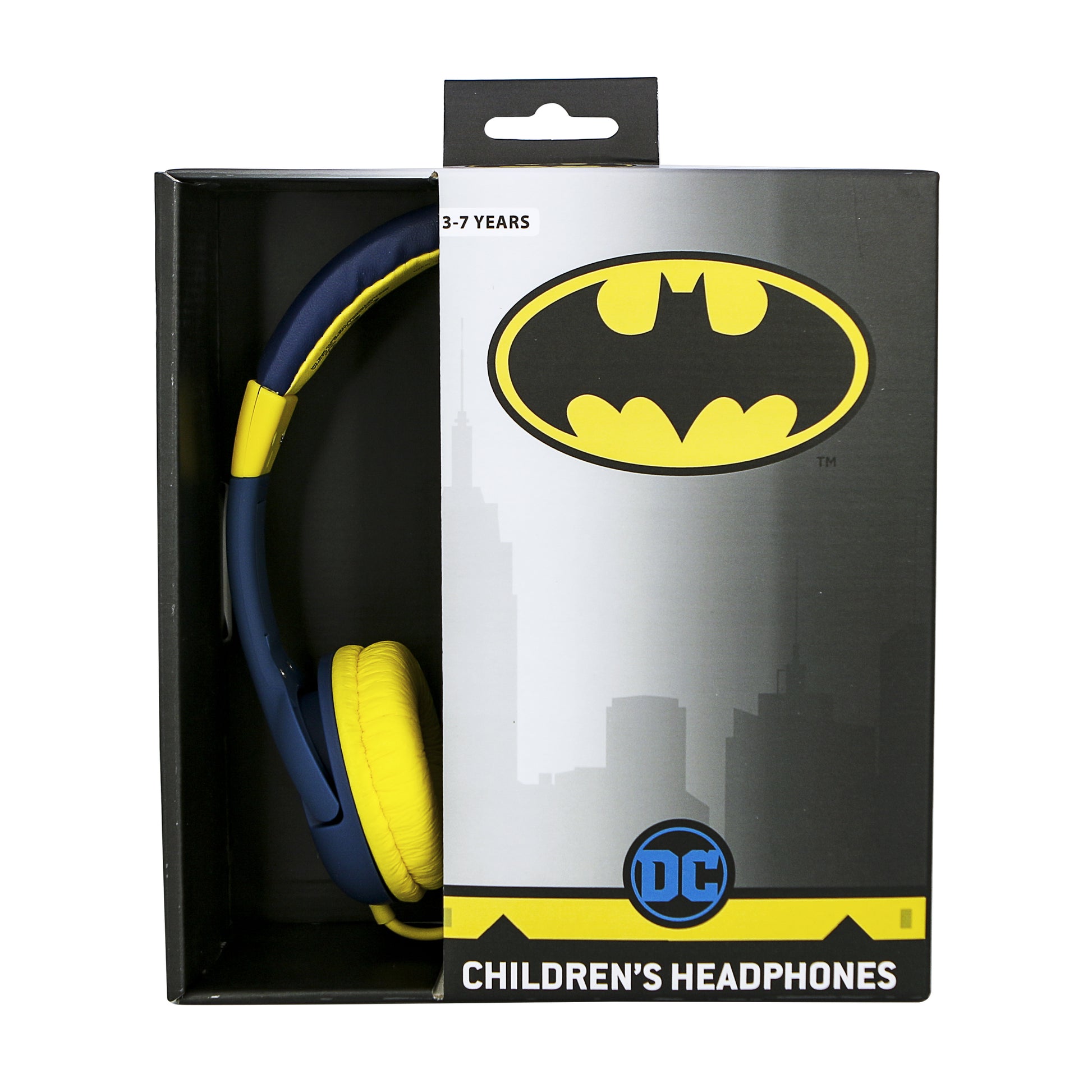 OTL Technologies OTL Batman Signal Gaming-Headset – Over-Ear, Stereo, Kabelgebunden, 3,5 mm Klinke, Blau, Gelb