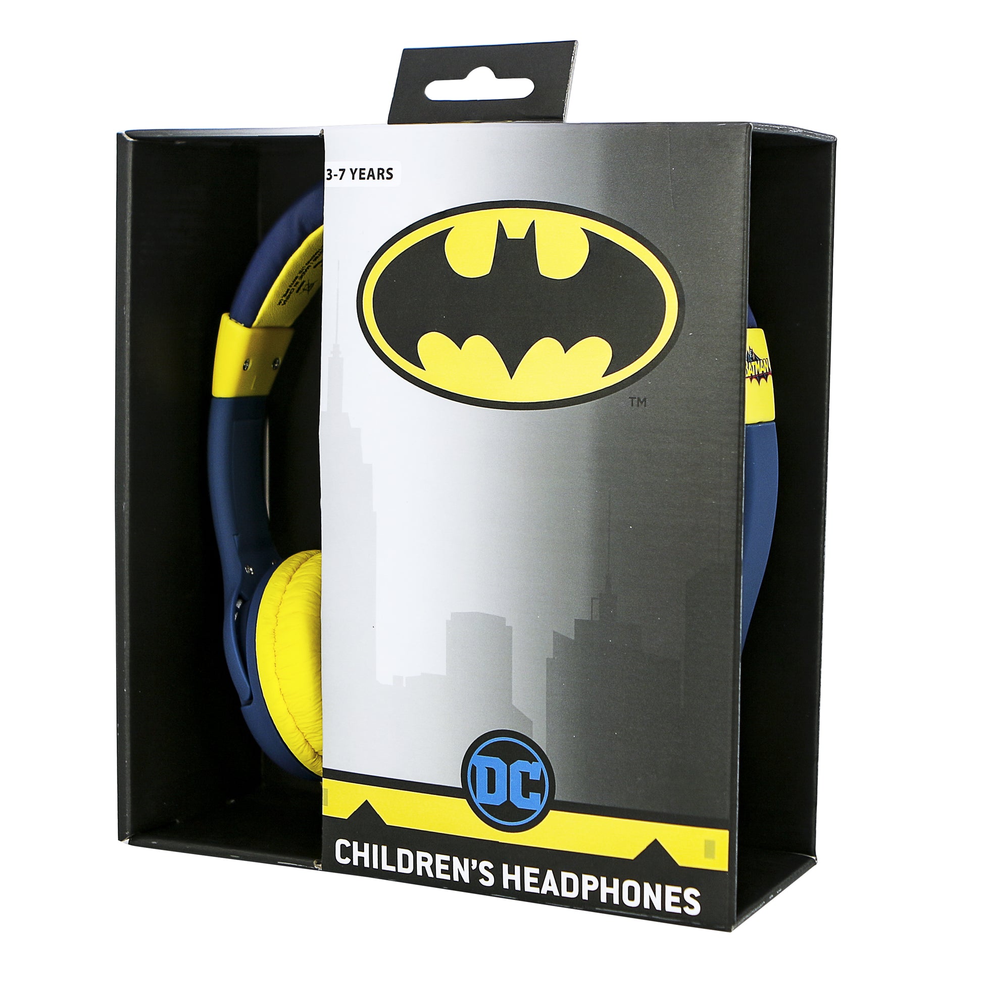 OTL Technologies OTL Batman Signal Gaming-Headset – Over-Ear, Stereo, Kabelgebunden, 3,5 mm Klinke, Blau, Gelb