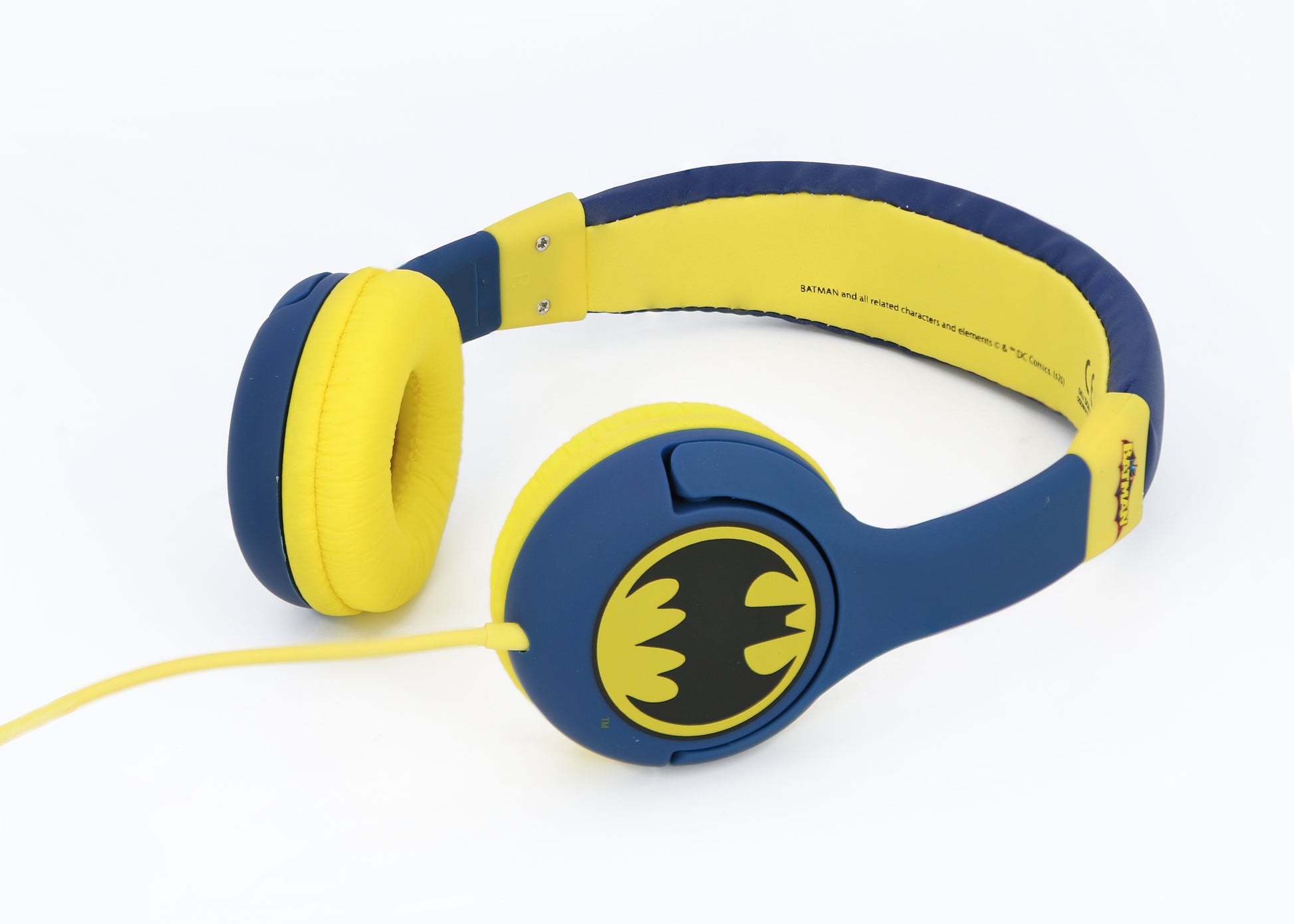 OTL Technologies OTL Batman Signal Gaming-Headset – Over-Ear, Stereo, Kabelgebunden, 3,5 mm Klinke, Blau, Gelb