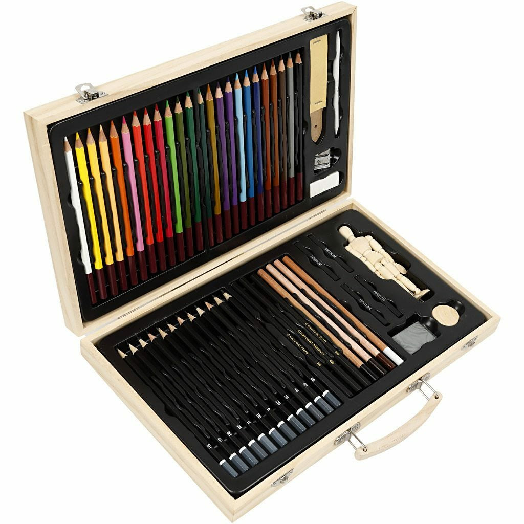 Creativ Company Farbstifte – farbig sortiert, 51er-Pack