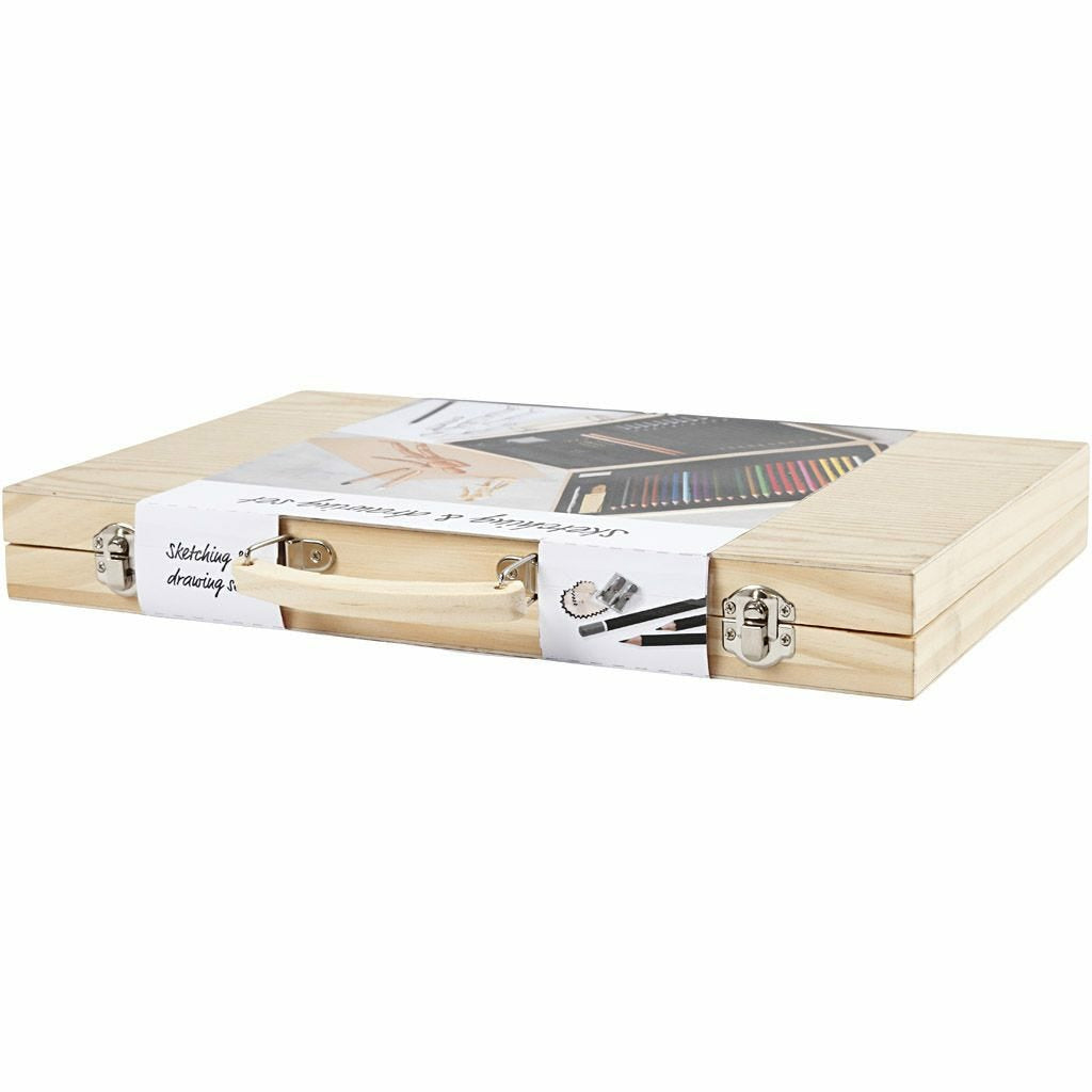 Creativ Company Farbstifte – farbig sortiert, 51er-Pack