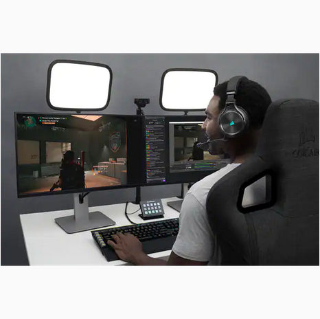 Corsair Virtuoso RGB Wireless XT – Over-Ear Headset – USB-A, Surround Sound – Schwarz