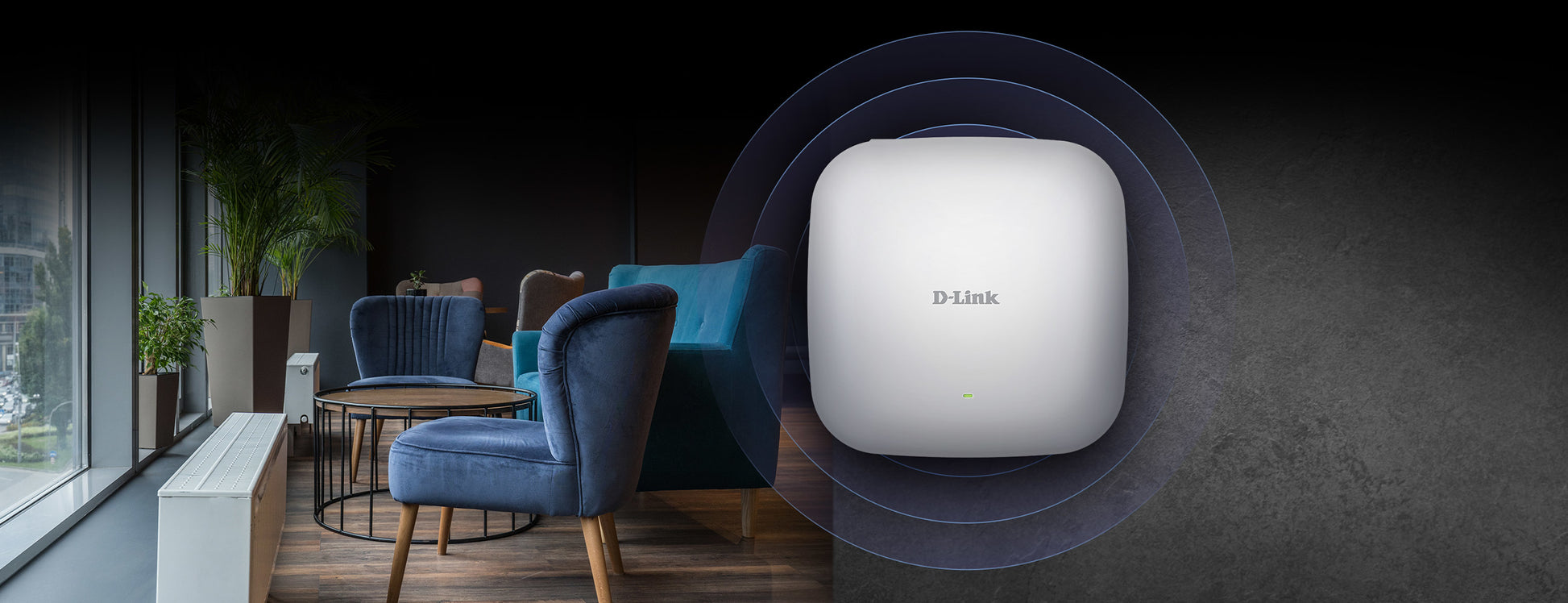 D-Link AX1800 – Access Point – Wi‑Fi 6 (2,4/5 GHz), 1,8 Gbit/s, GbE, PoE+