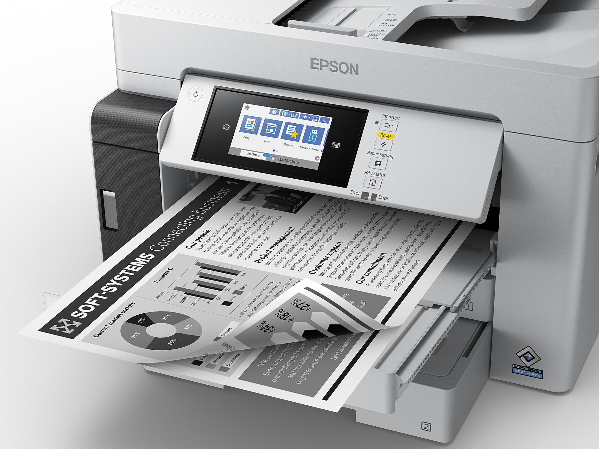 Epson M15180 – Tintenstrahl-MFP A4 – WLAN