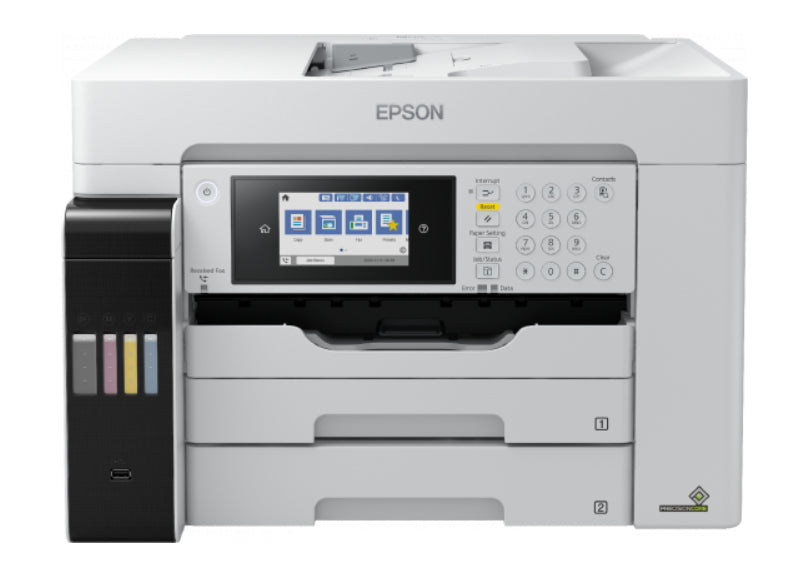 Epson EcoTank Pro ET-16680 – Farbiges Tintenstrahl-MFP A3, 4-in-1 – USB/LAN/WLAN – Duplex, ADF – 25 Seiten/Min S/W