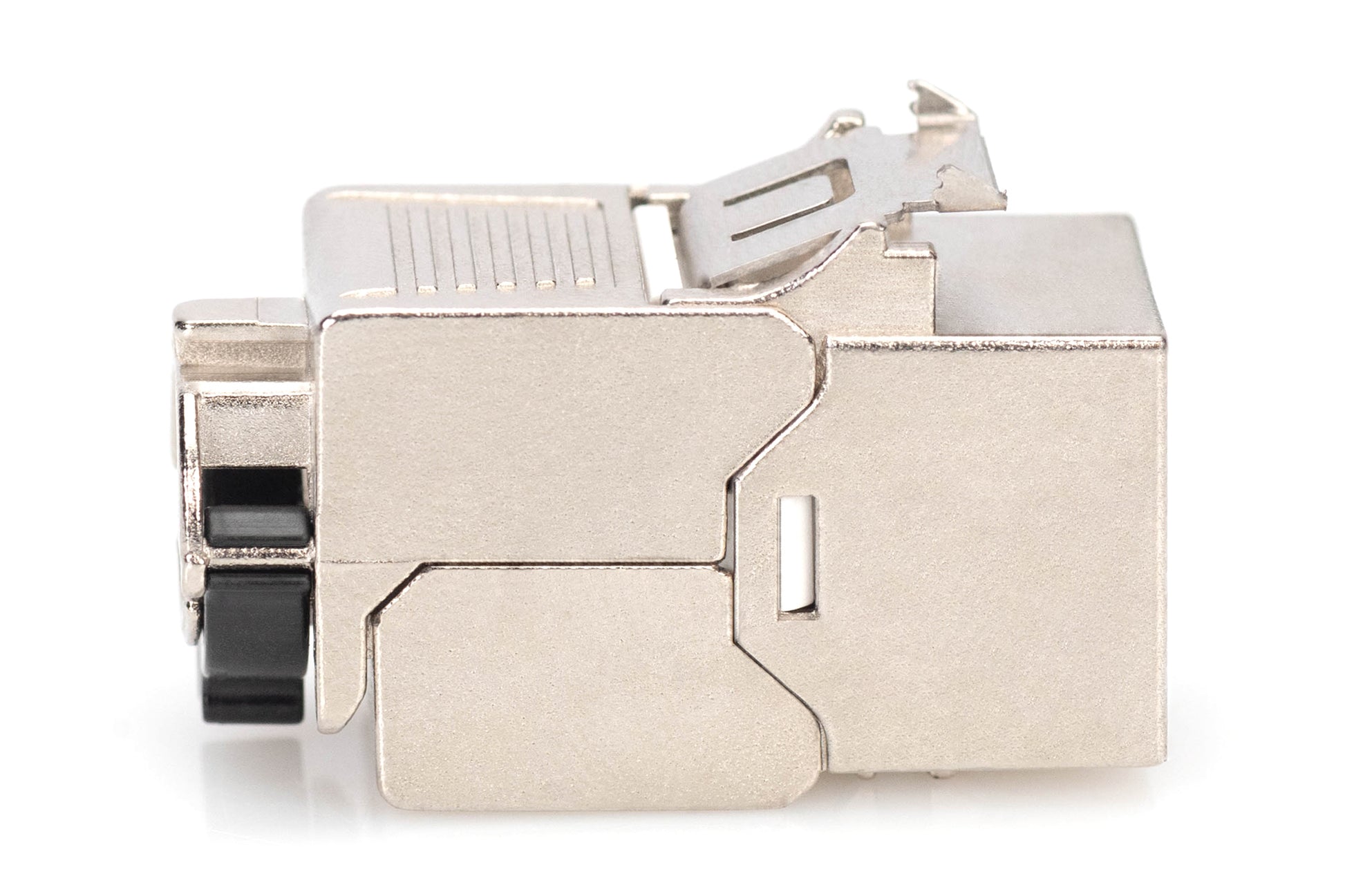 Digitus RJ-45-Kupplung – RJ-45, Cat8.1, geschirmt, werkzeugfrei, flach, weiss
