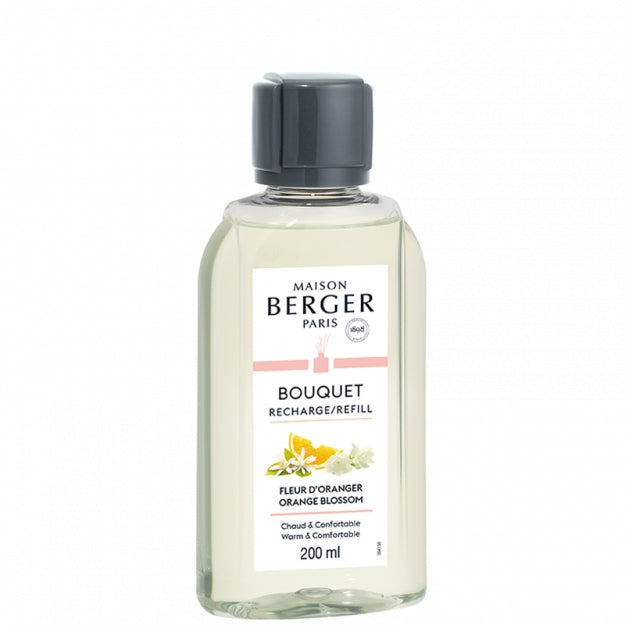 Maison Berger Paris Maison Berger – Nachfüllung für Duftstäbchen, Orangenblüte, 200 ml
