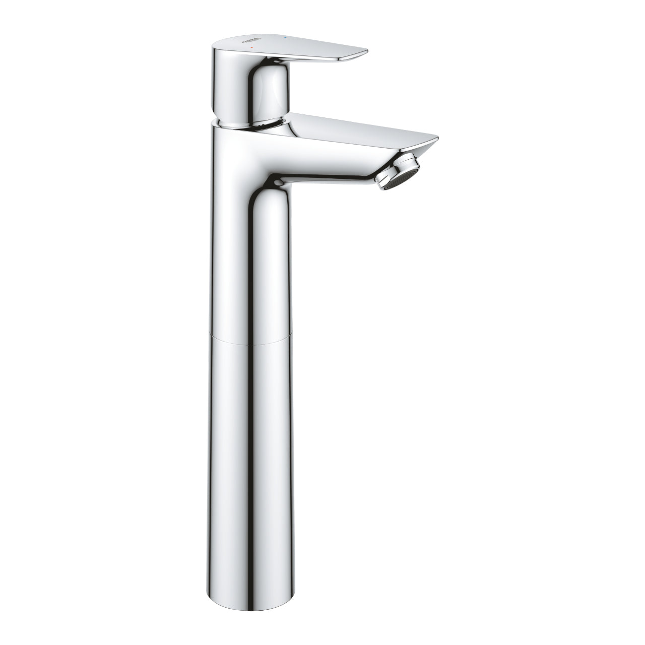 GROHE Start Edge Badebatterie – Einhebelmischer, Metall, Chrom