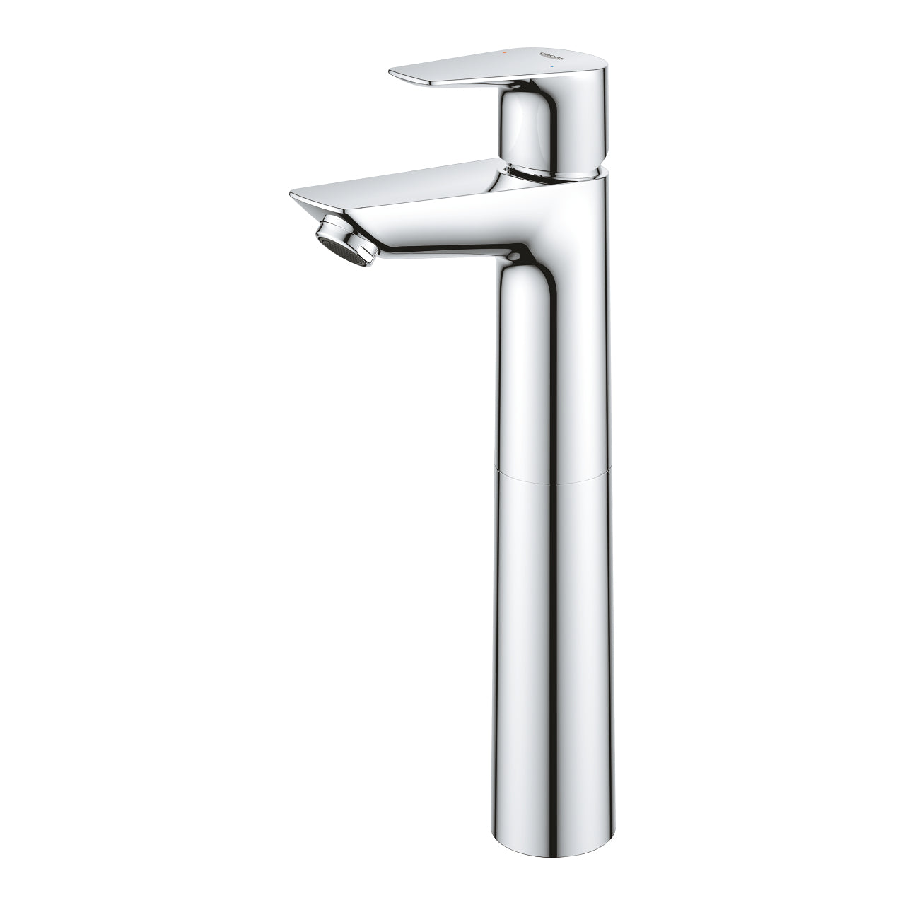 GROHE Start Edge Badebatterie – Einhebelmischer, Metall, Chrom