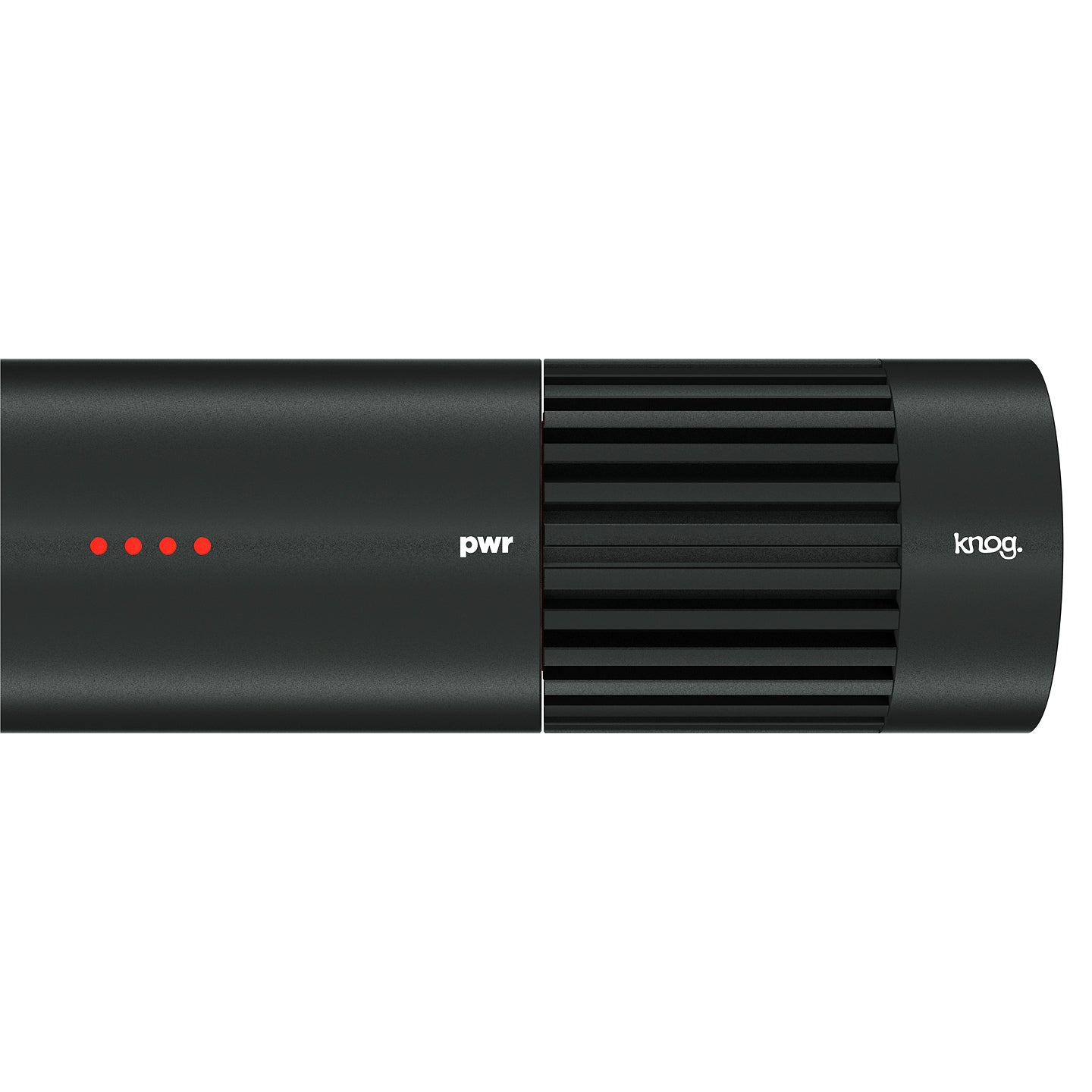 Knog Taschenlampe PWR Trekker 900 – 900 lm, Akku 5000 mAh, 5 Stufen, USB, wasserfest – Schwarz
