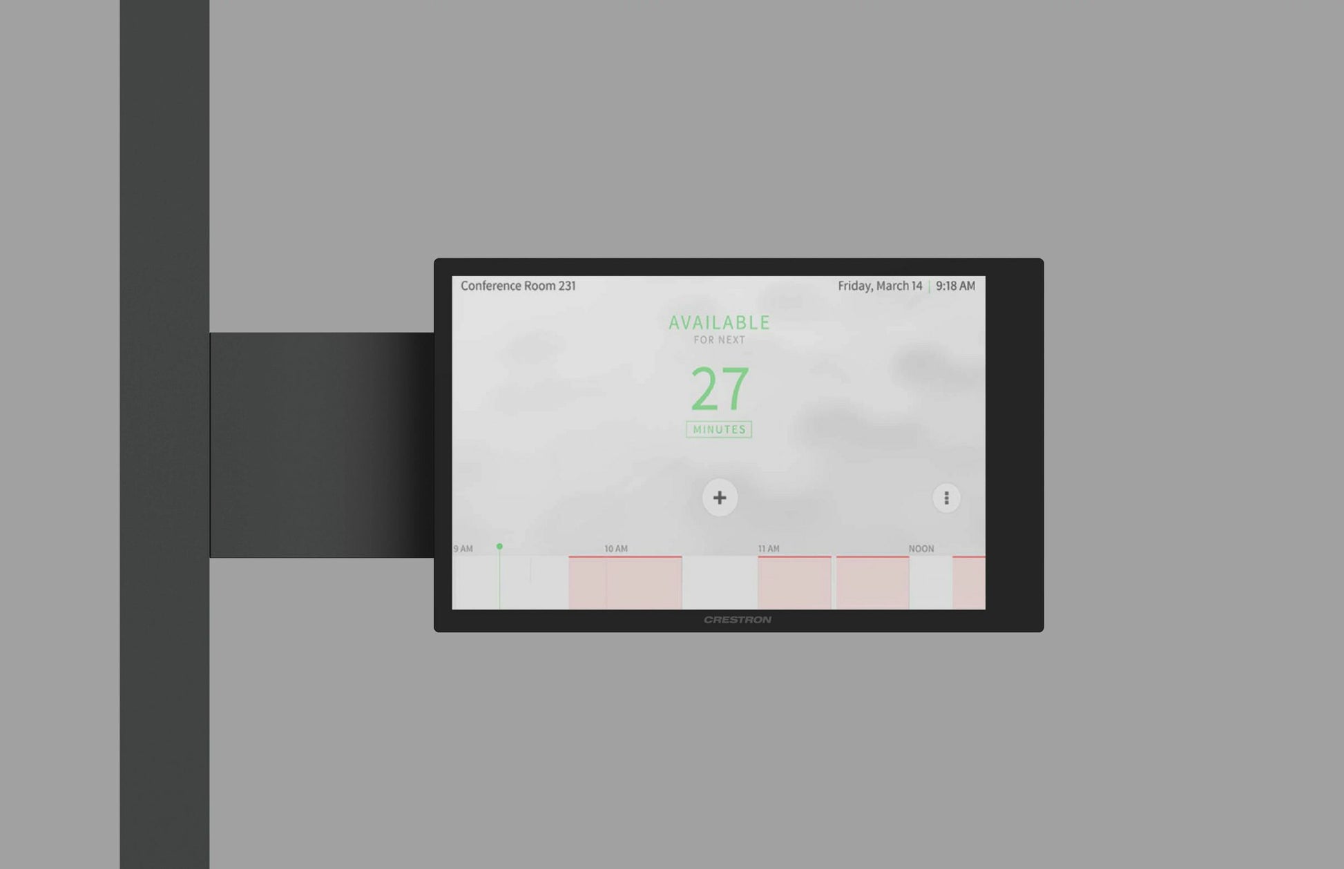 Crestron TSW-770/1070-MUMK-B – Pfosten-Montagekit für TSW-770/TSW-1070, Schwarz