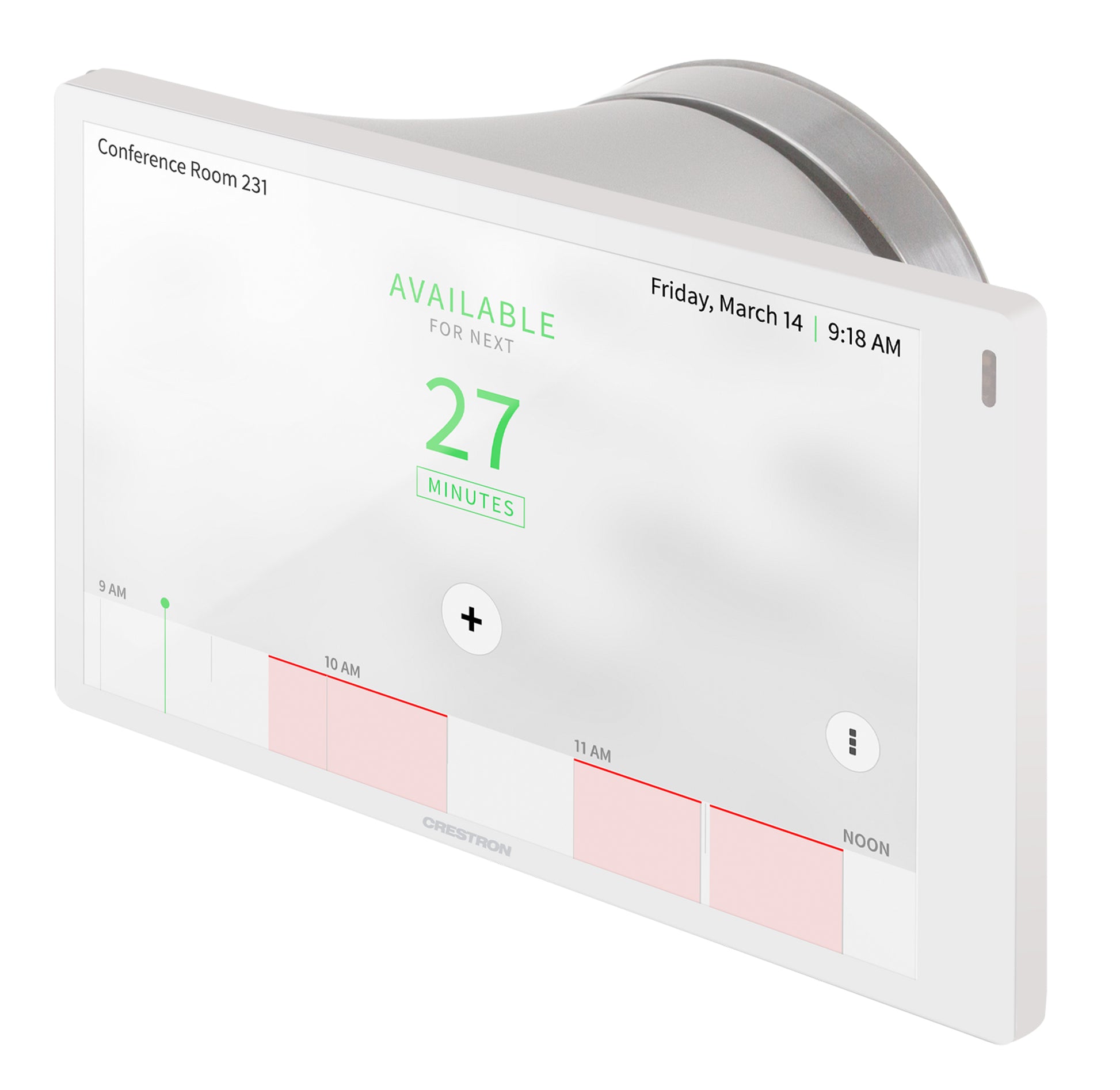 Crestron TSW-770-MSMK-W-S – Montagekit für TSW-770 Serie, Weiss, Kunststoff, Saugnapf, 152×51×100 mm
