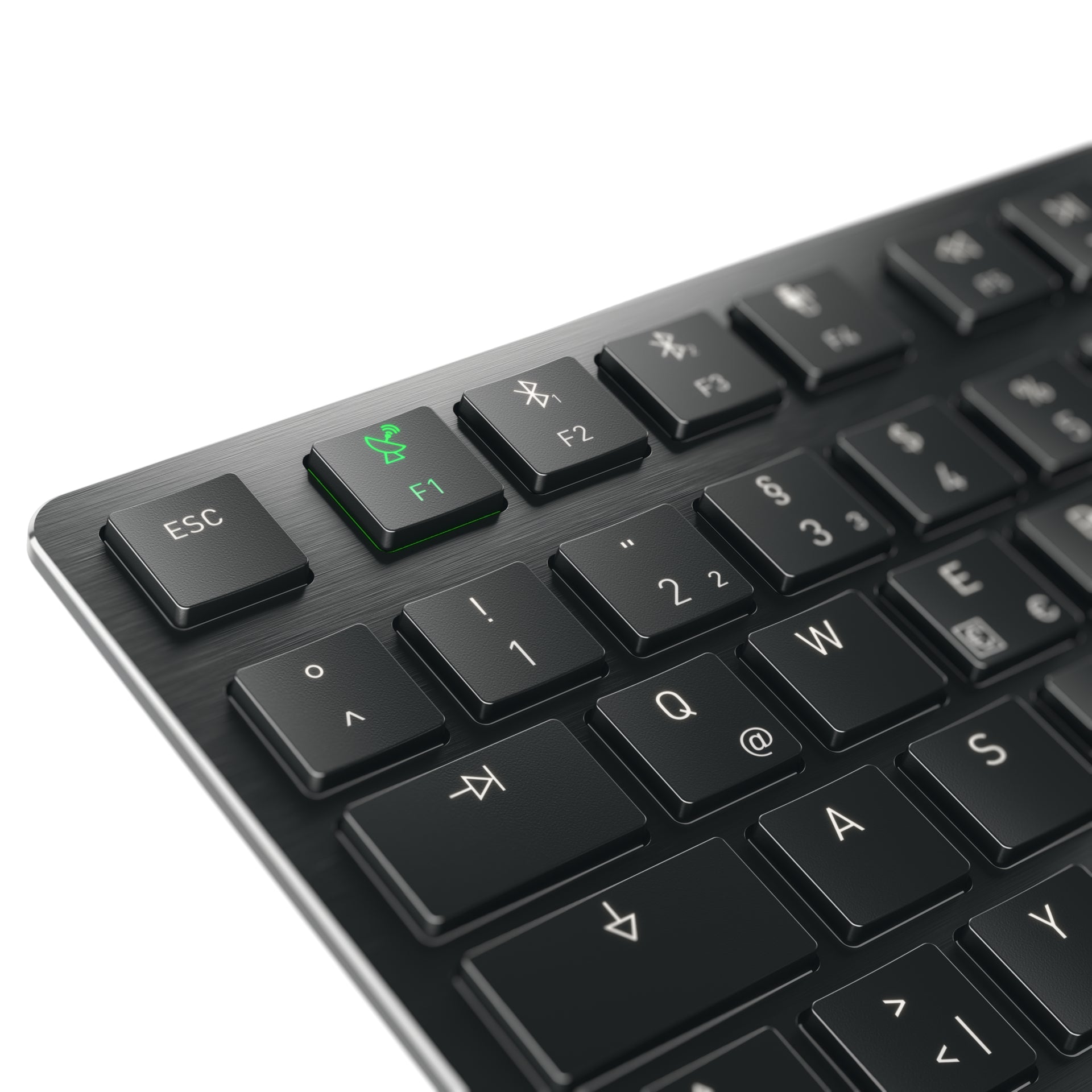 CHERRY KW X ULP 2.0 MINI – Tastatur, verkabelt (USB-C) & kabellos (Bluetooth/2,4 GHz) – für Windows & macOS