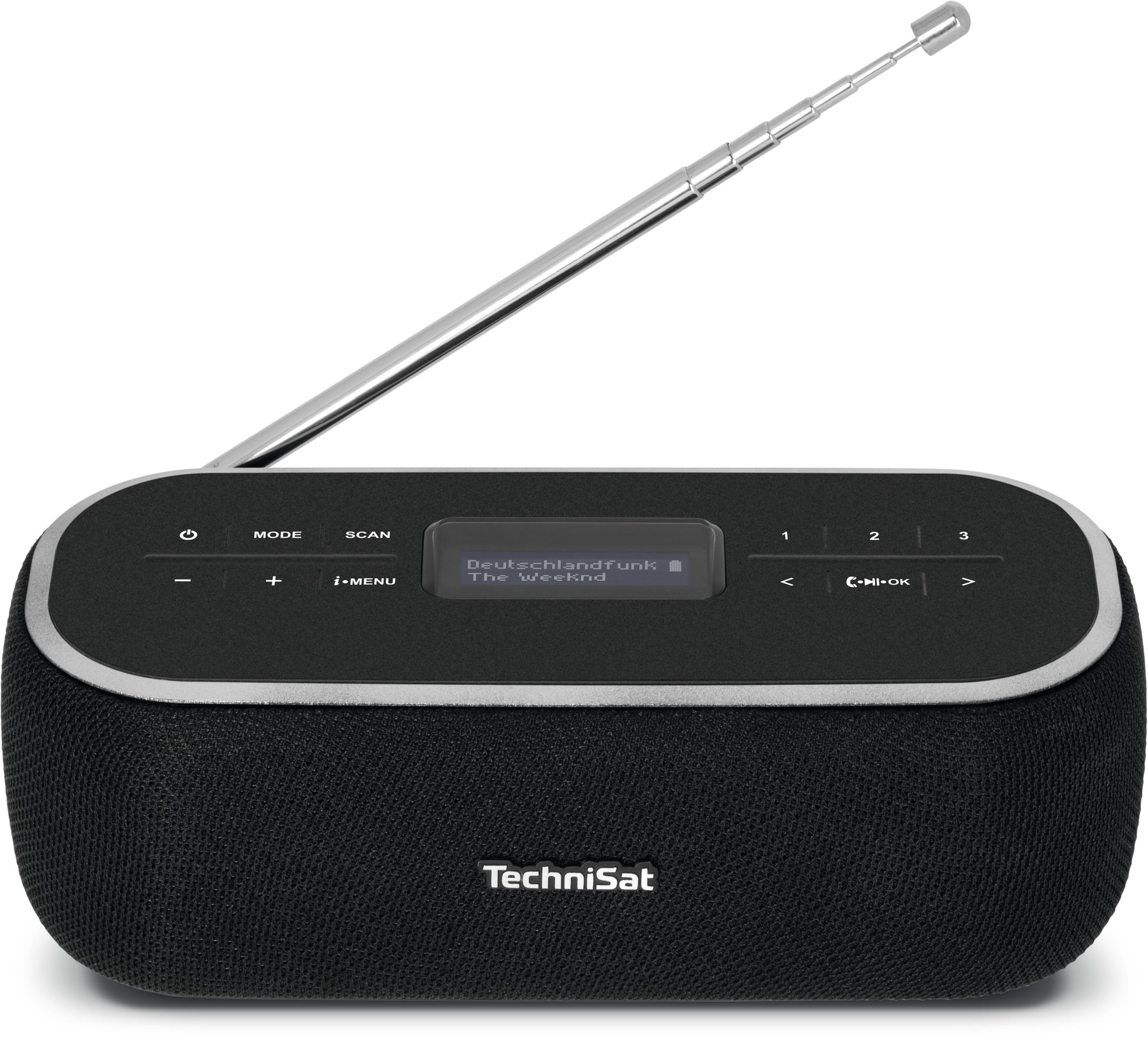 TechniSat DigitRadio BT 1 – Tragbares DAB+ Radio, UKW, Bluetooth, 9 h Akku – Schwarz
