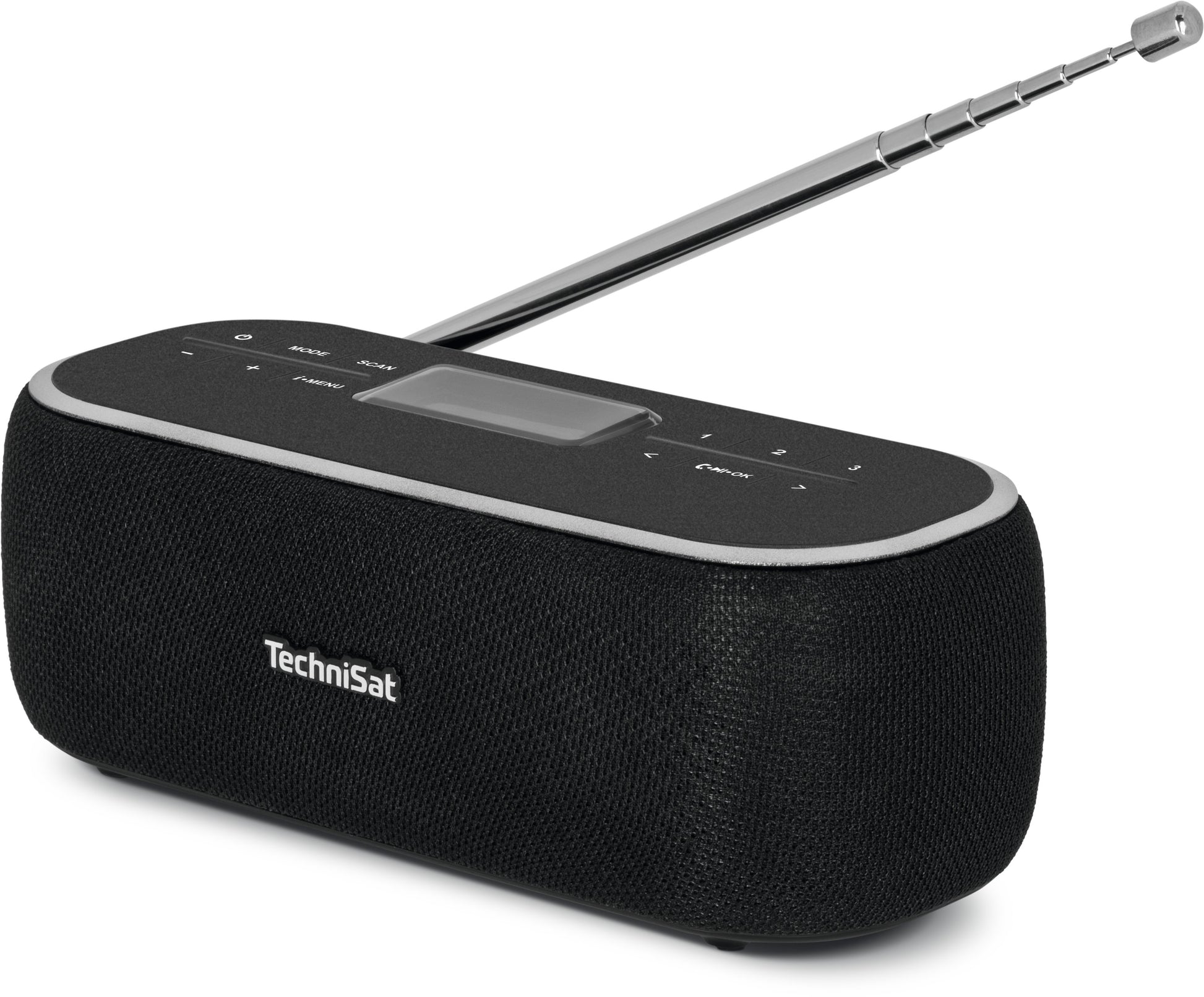 TechniSat DigitRadio BT 1 – Tragbares DAB+ Radio, UKW, Bluetooth, 9 h Akku – Schwarz