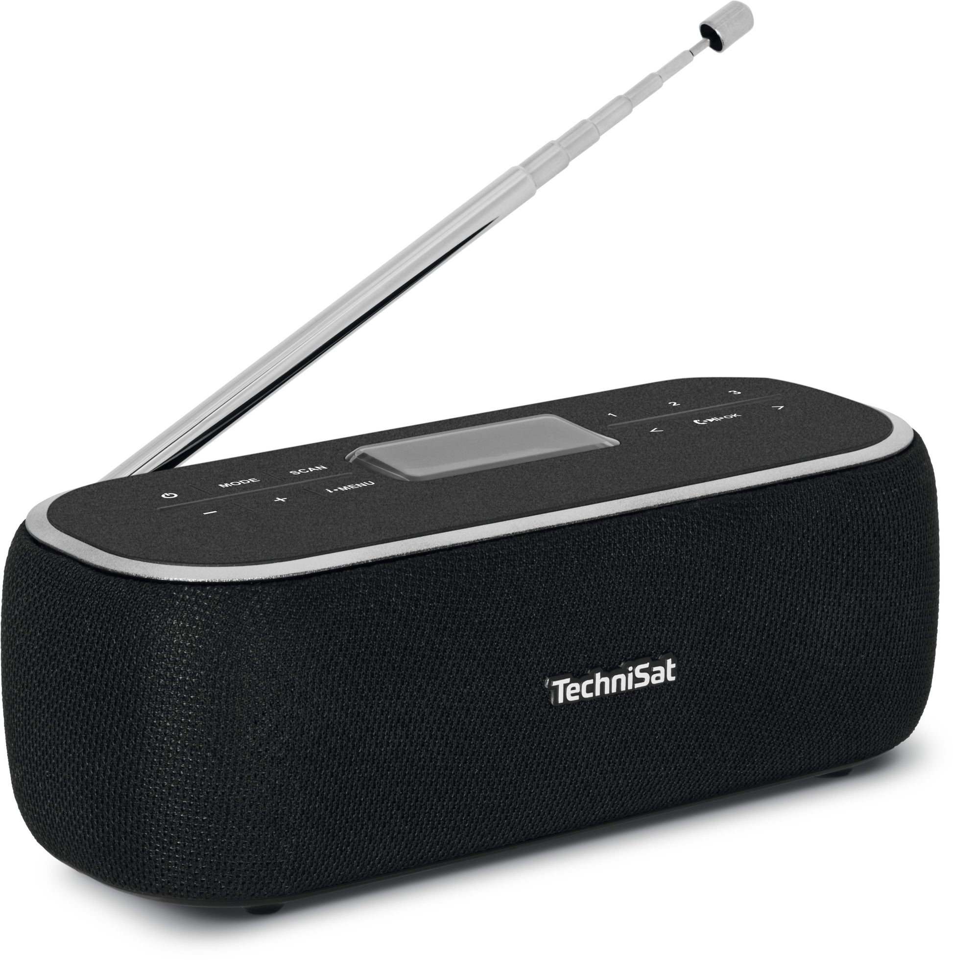 TechniSat DigitRadio BT 1 – Tragbares DAB+ Radio, UKW, Bluetooth, 9 h Akku – Schwarz