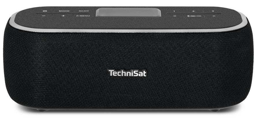 TechniSat DigitRadio BT 1 – Tragbares DAB+ Radio, UKW, Bluetooth, 9 h Akku – Schwarz