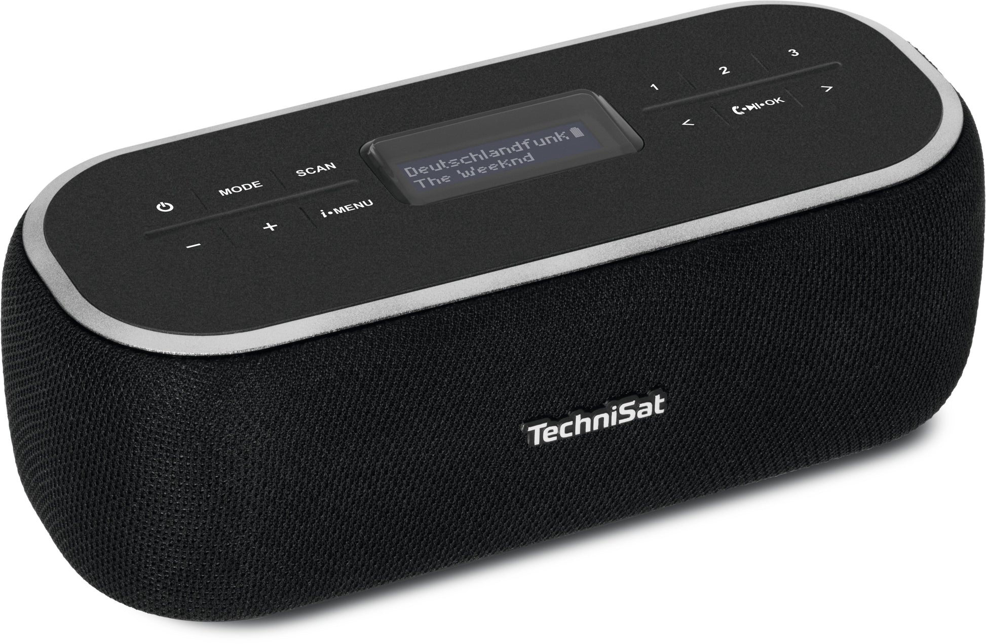 TechniSat DigitRadio BT 1 – Tragbares DAB+ Radio, UKW, Bluetooth, 9 h Akku – Schwarz