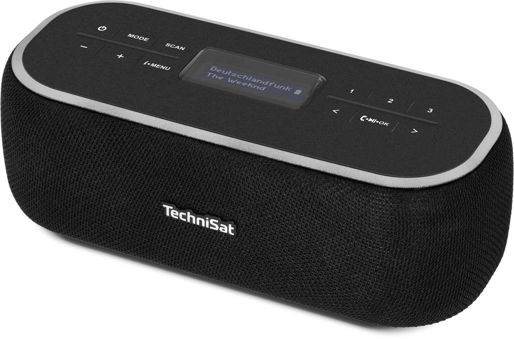 TechniSat DigitRadio BT 1 – Tragbares DAB+ Radio, UKW, Bluetooth, 9 h Akku – Schwarz