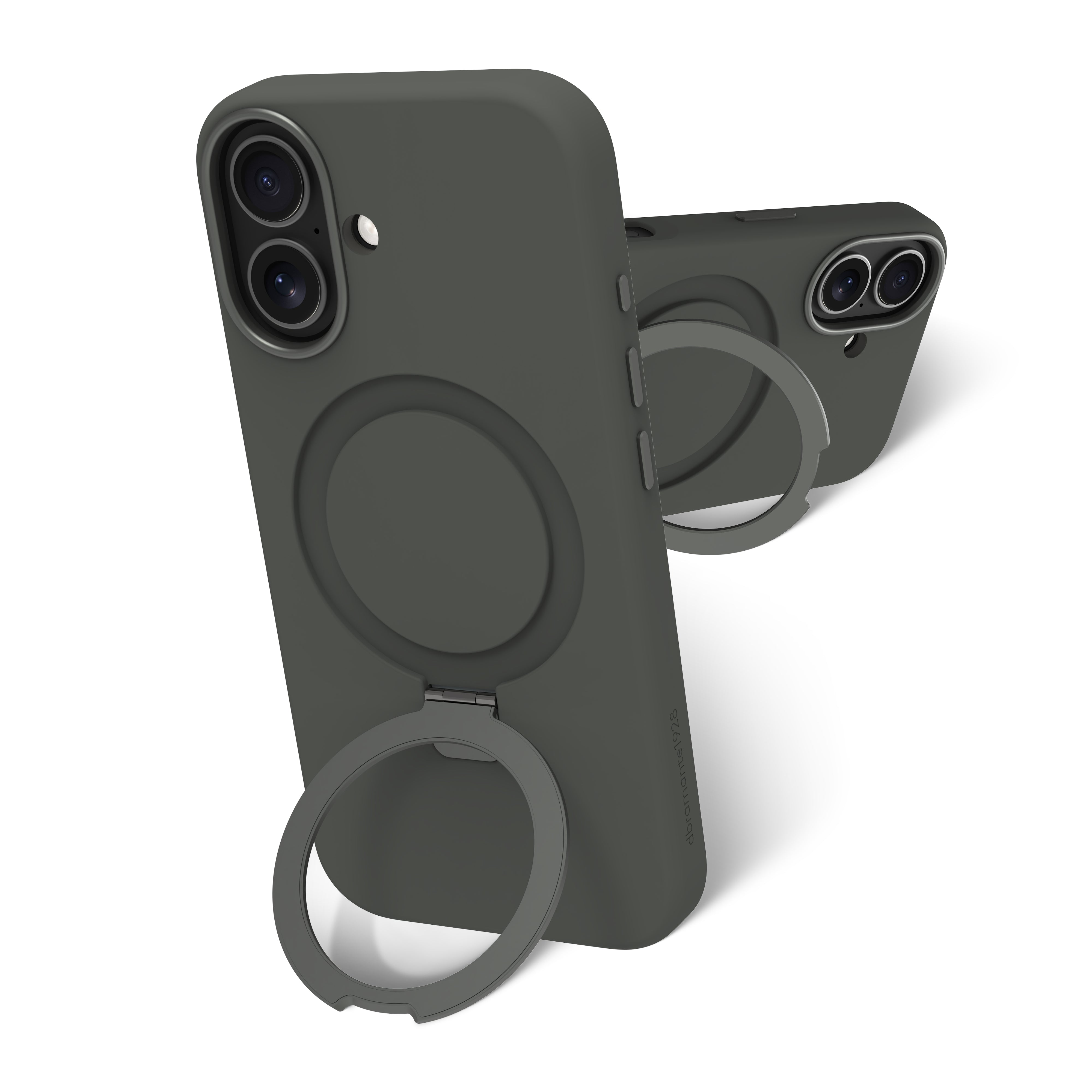 dbramante1928 Roskilde MS Kick ICON Backcover – für Apple iPhone 17, Forest Shadow, bis 1,2 m sturzsicher