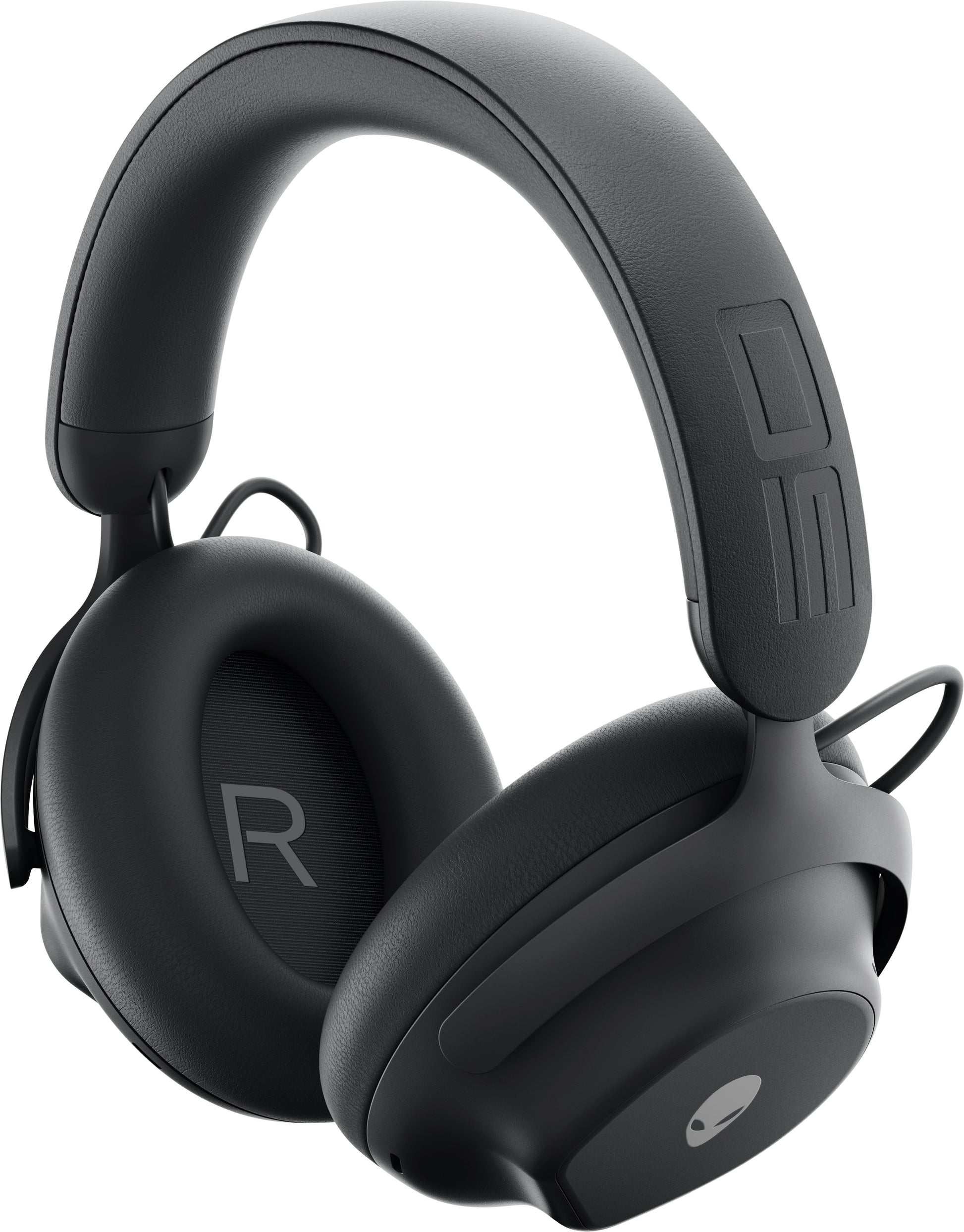 Alienware Pro Wireless Gaming-Headset – Over-Ear, Stereo, Kabel + BT, ANC, mit USB-C-Dongle, Schwarz