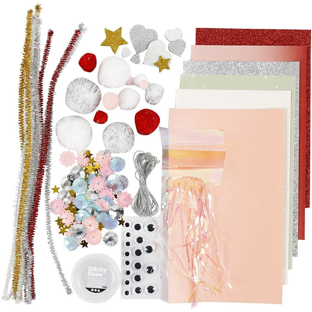 Creativ Company Magic – Bastelset – 9-teilig – ab 3 Jahren – Papier, mehrfarbig