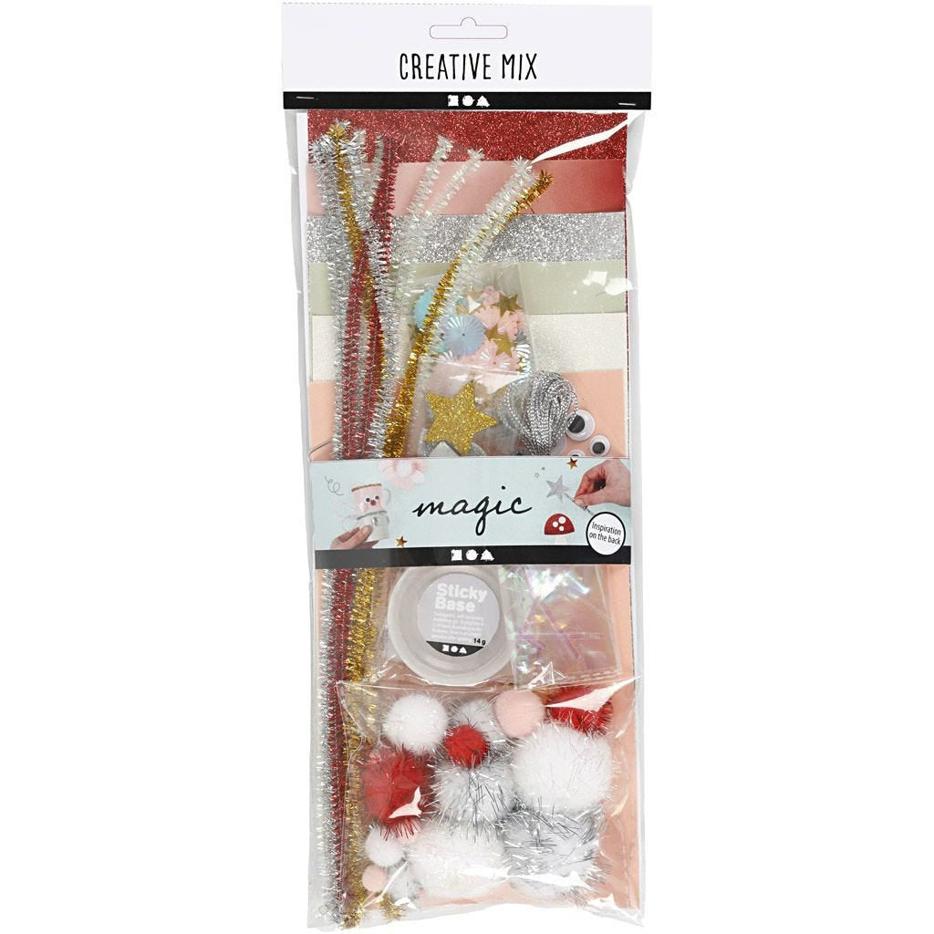 Creativ Company Magic – Bastelset – 9-teilig – ab 3 Jahren – Papier, mehrfarbig